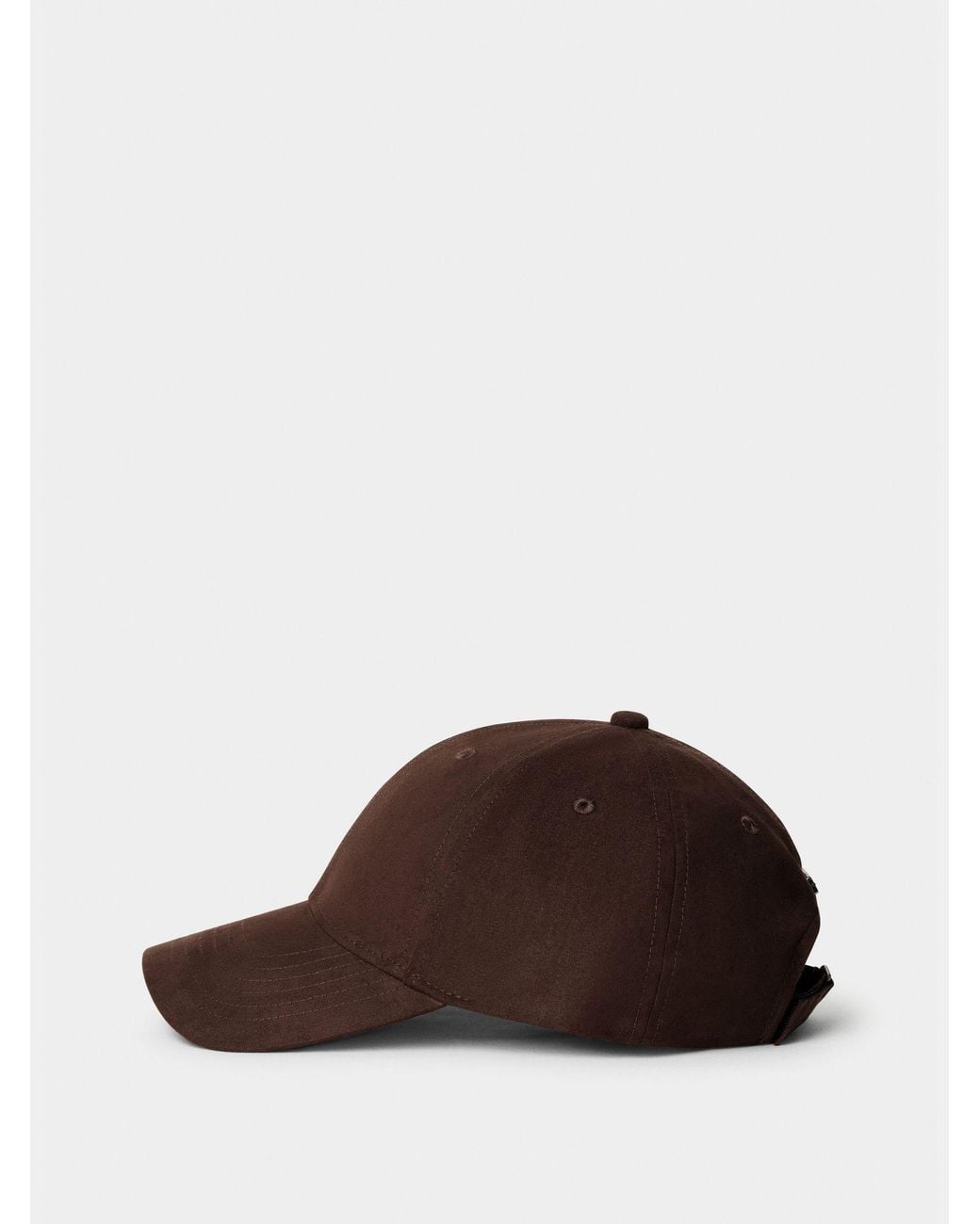 Hackett Brown Suede Cap for men