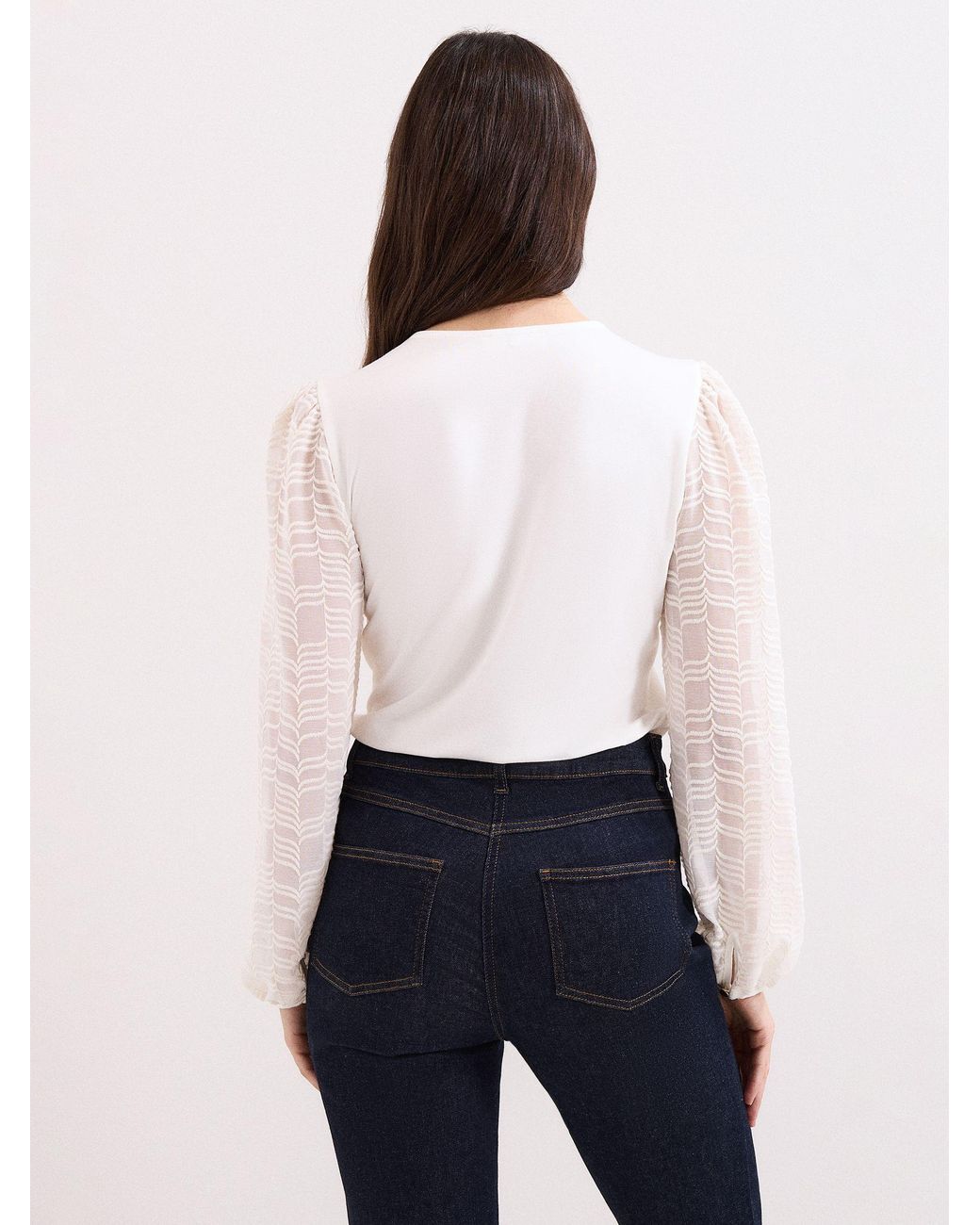 Phase Eight White Palmer Top