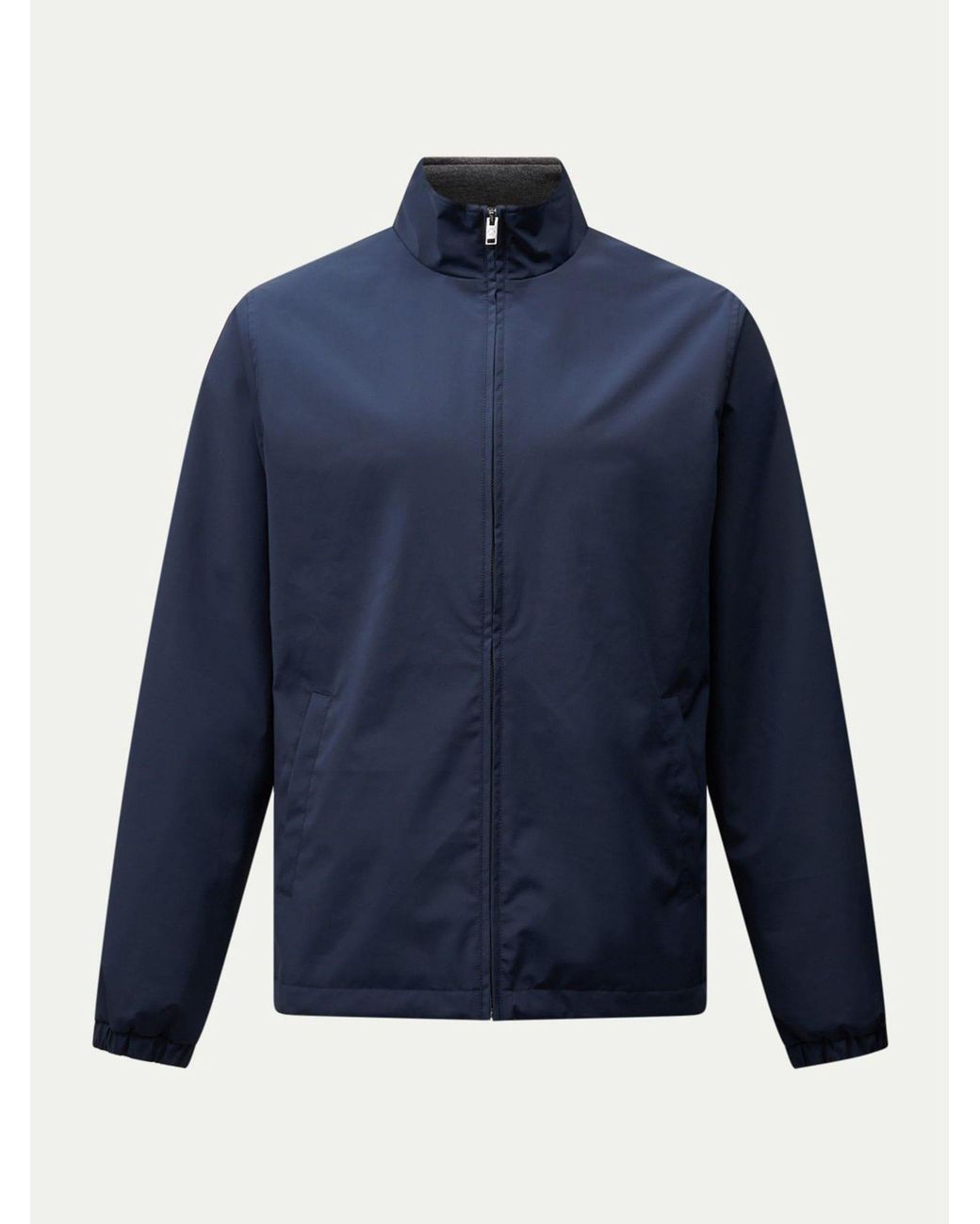Peckham Rye Blue Zip Jacket for men
