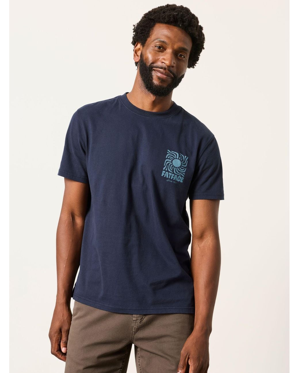 FatFace Blue Graphic T-Shirt for men