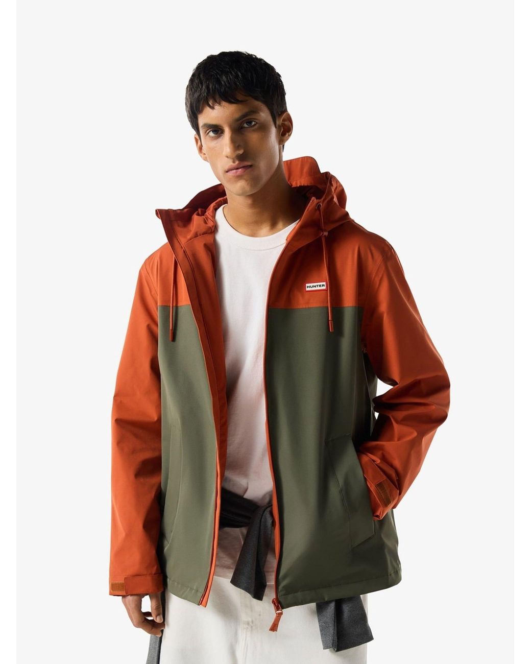 Hunter Red Original Block Waterproof Jacket for men