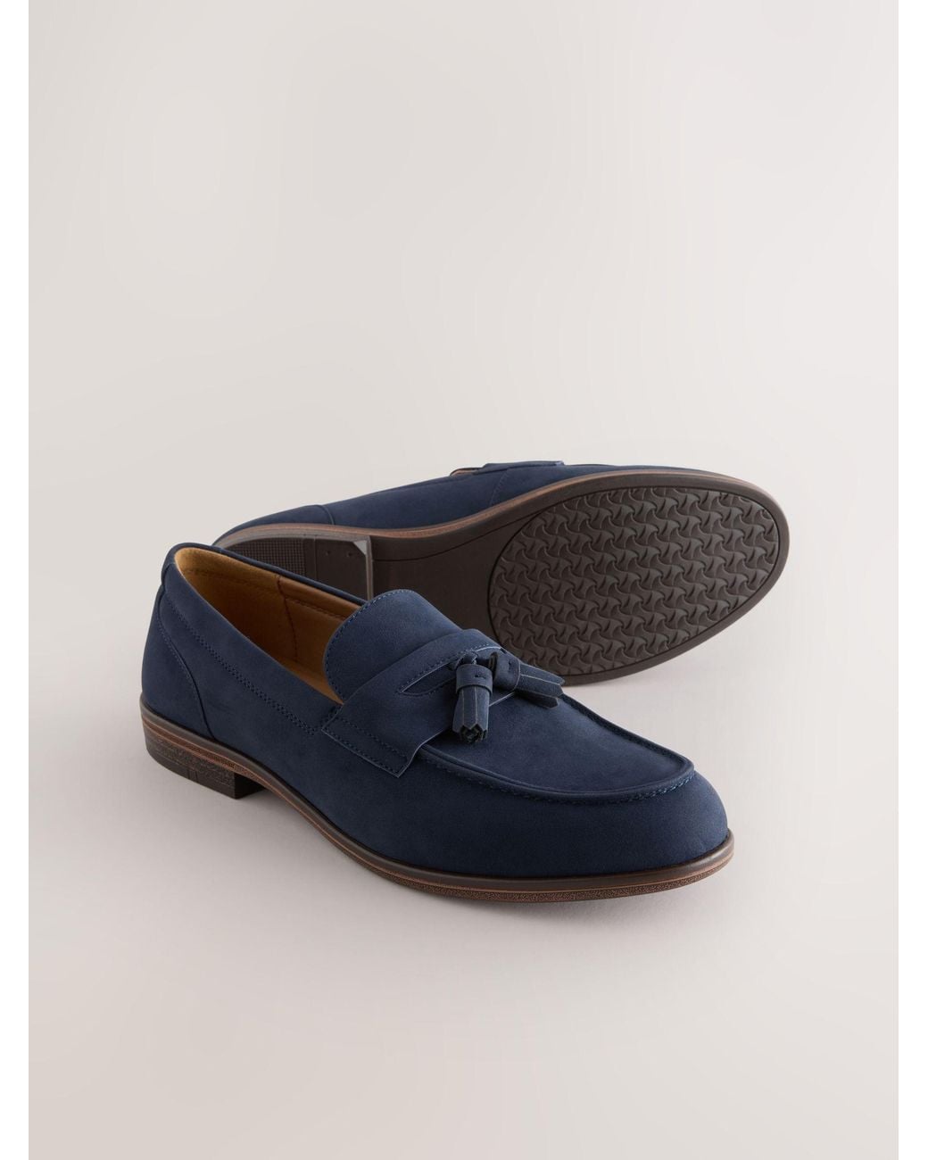 Next Tassel Loafers in Blue für Herren