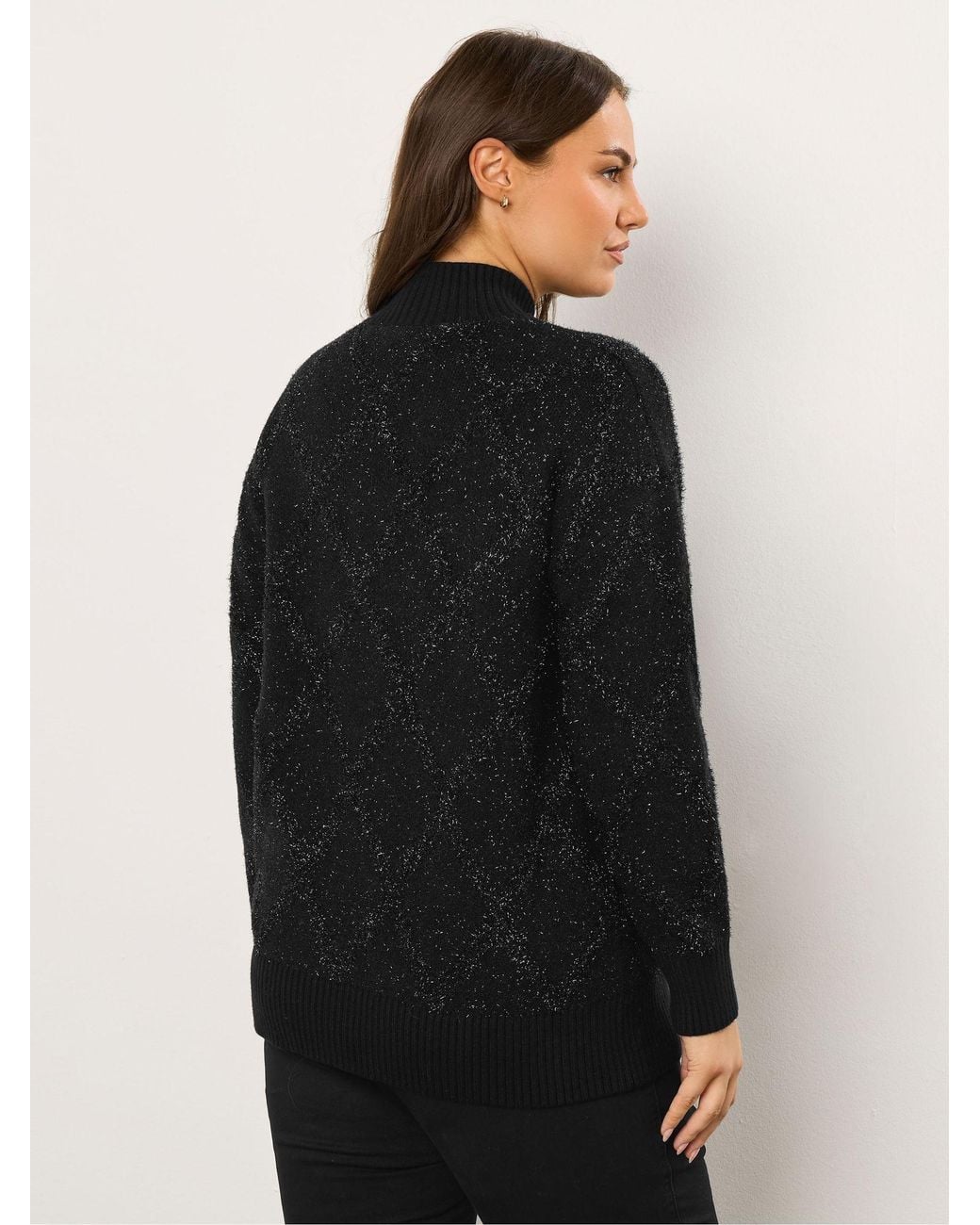 Evans Black Diamond Tinsel Jumper