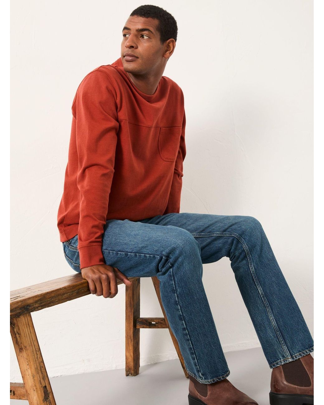 FatFace Blue Bootcut Jeans for men