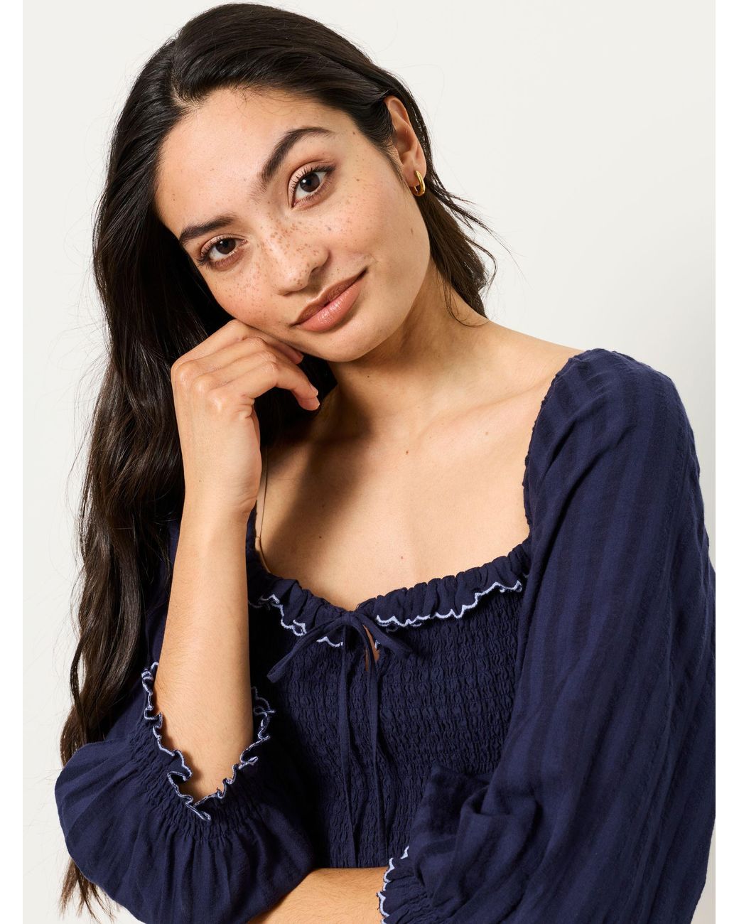 FatFace Blue Fatface Amelie Midi Dress
