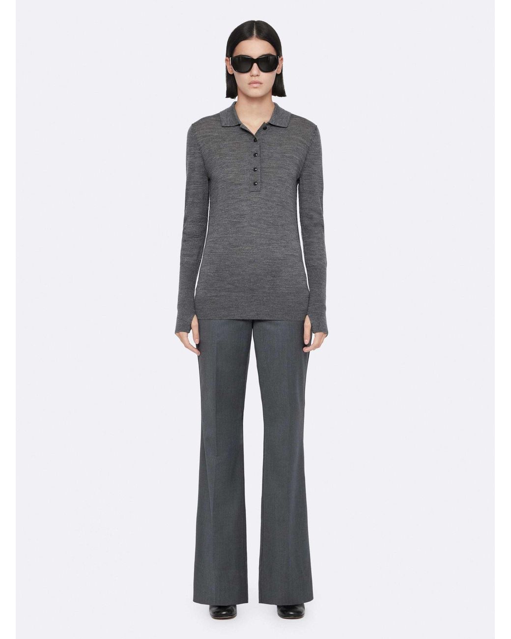 AllSaints Gray Allsaints Solace Trousers