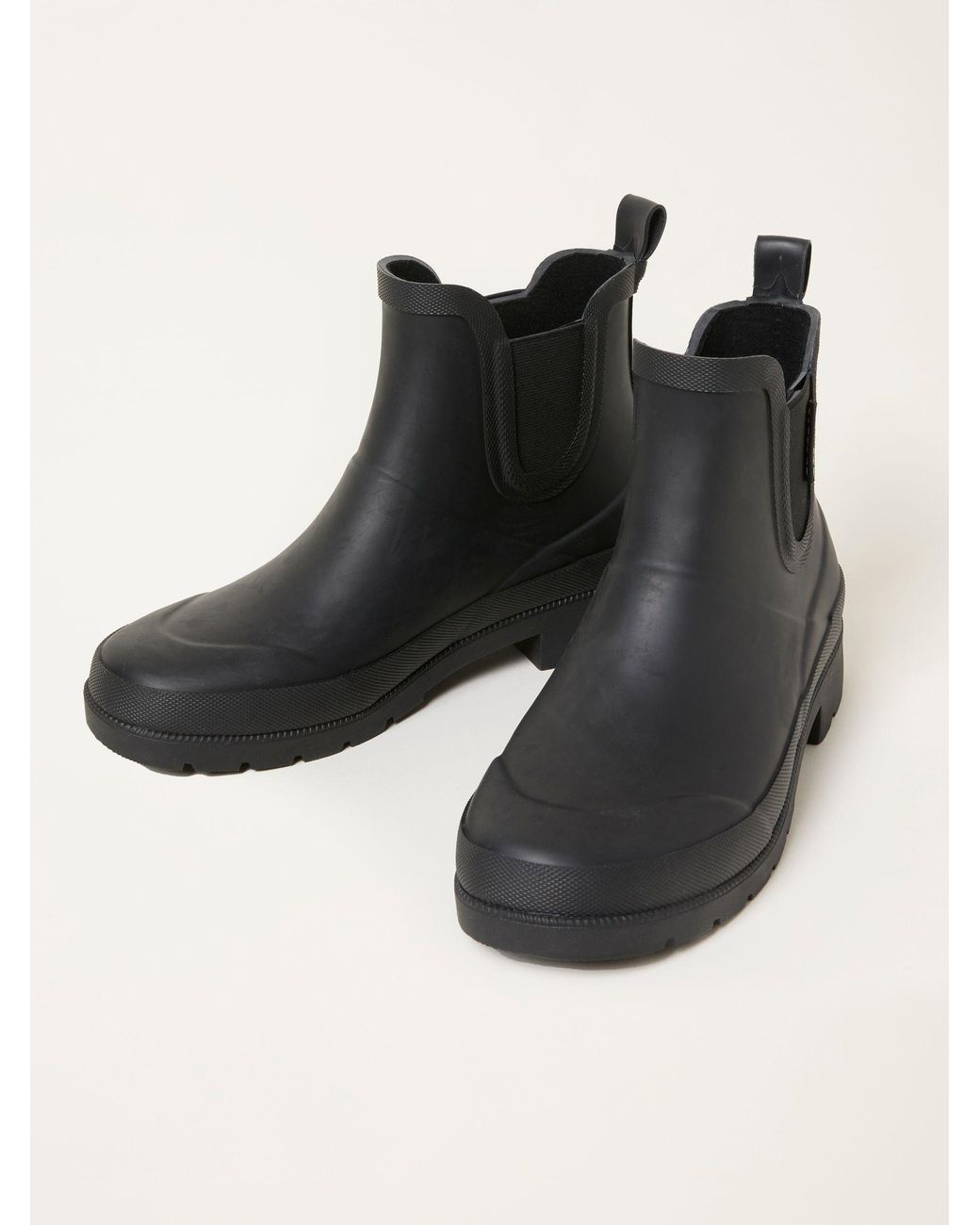 FatFace Blue Rubber Ankle Welly