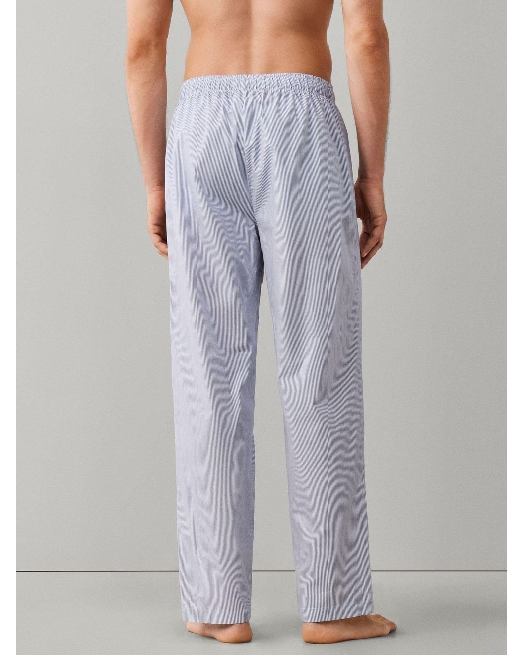 Hackett Gray Striped Pyjamas Set for men
