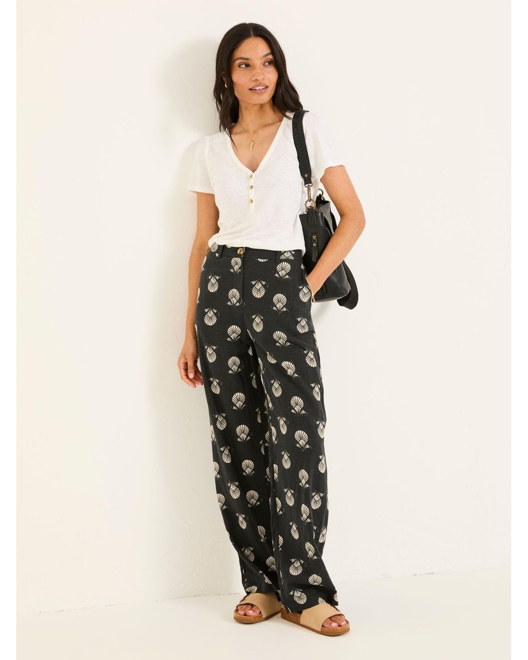 FatFace Multicolor Ellie Straight Leg Trousers