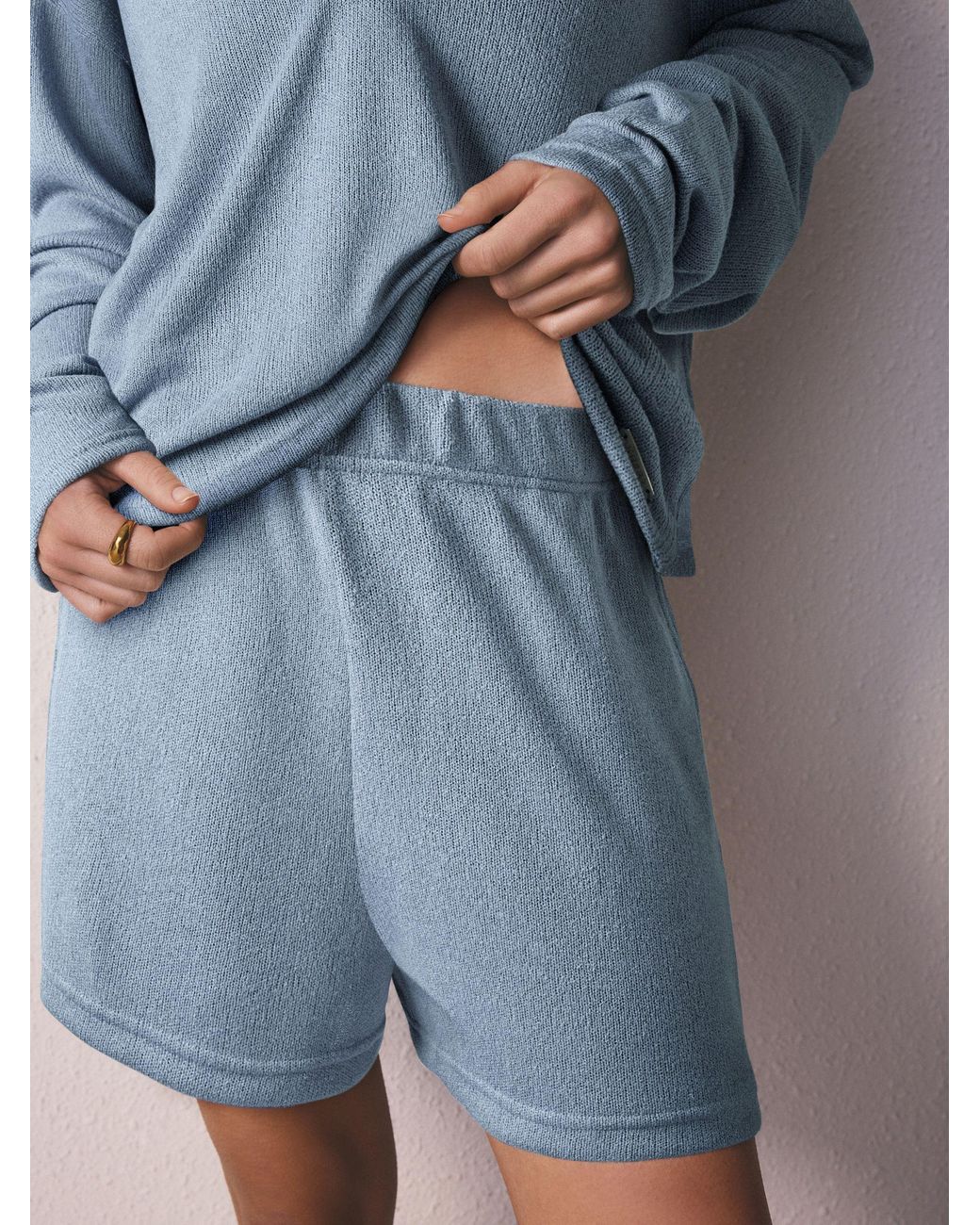 Next Blue Short Loungewear Set