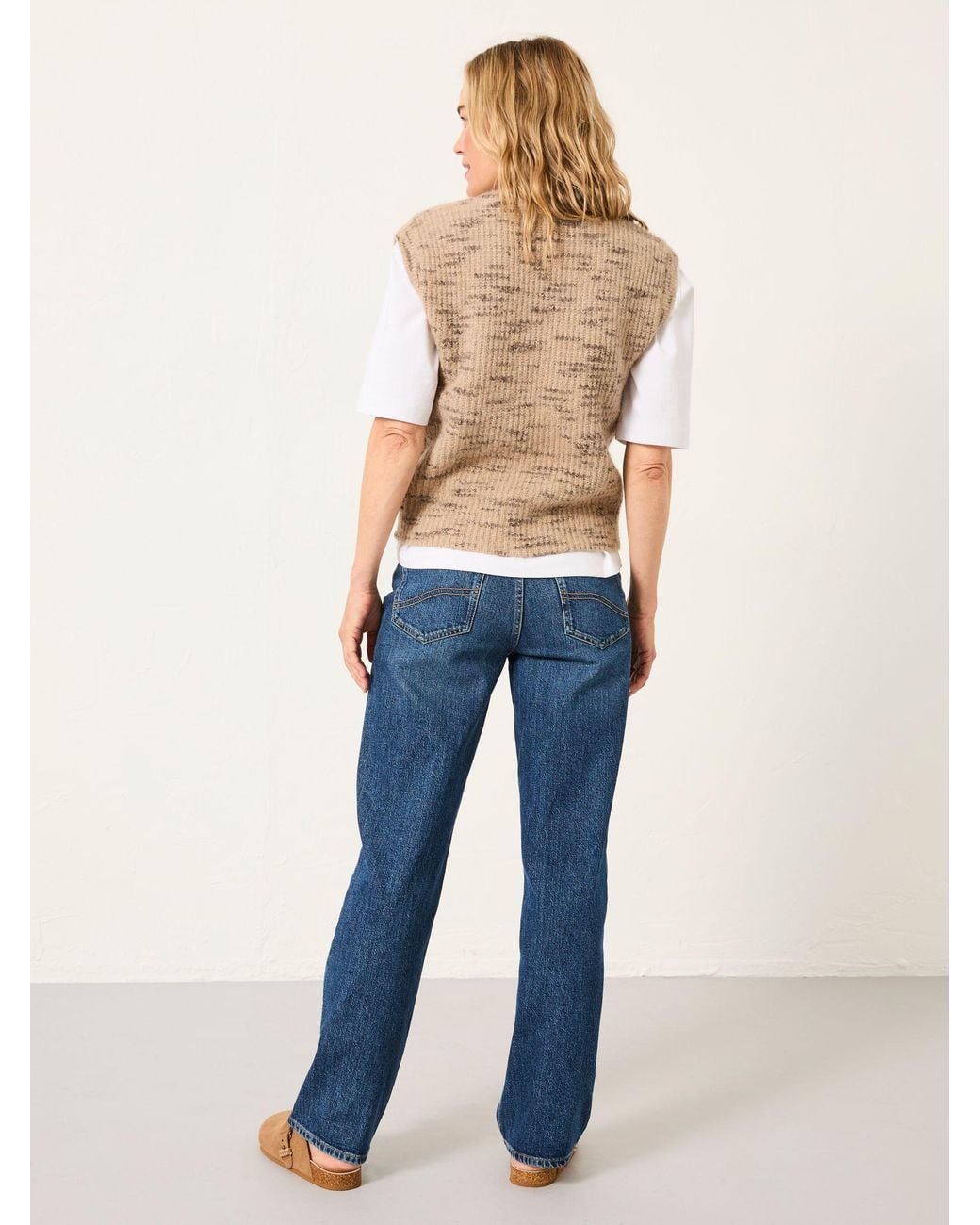 FatFace Blue Filby Petite Relaxed Straight Jeans