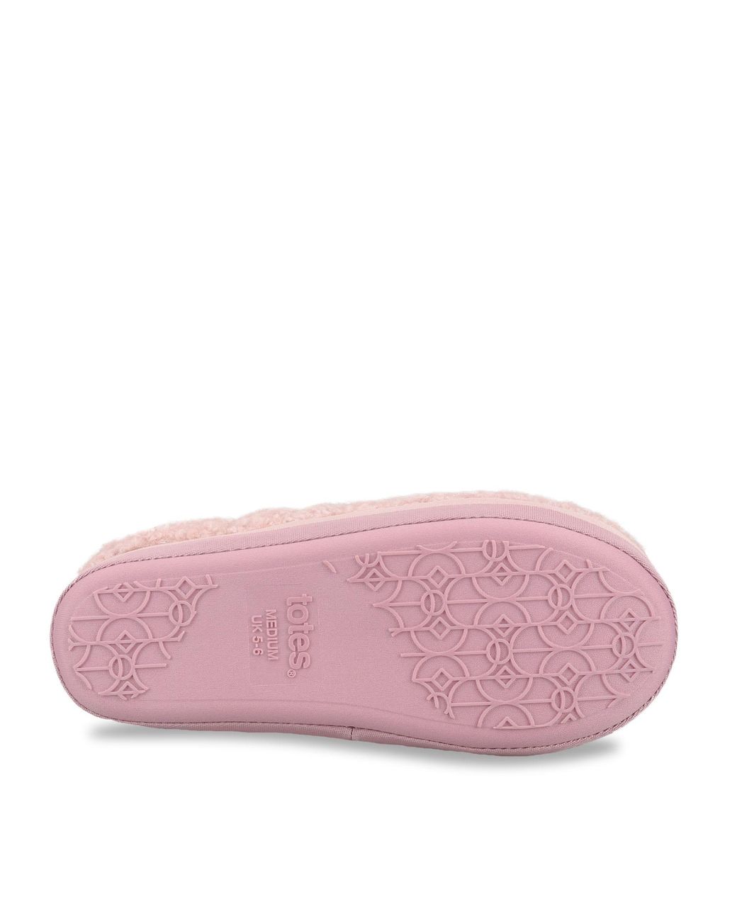 Totes Pink Borg Bootie Slippers