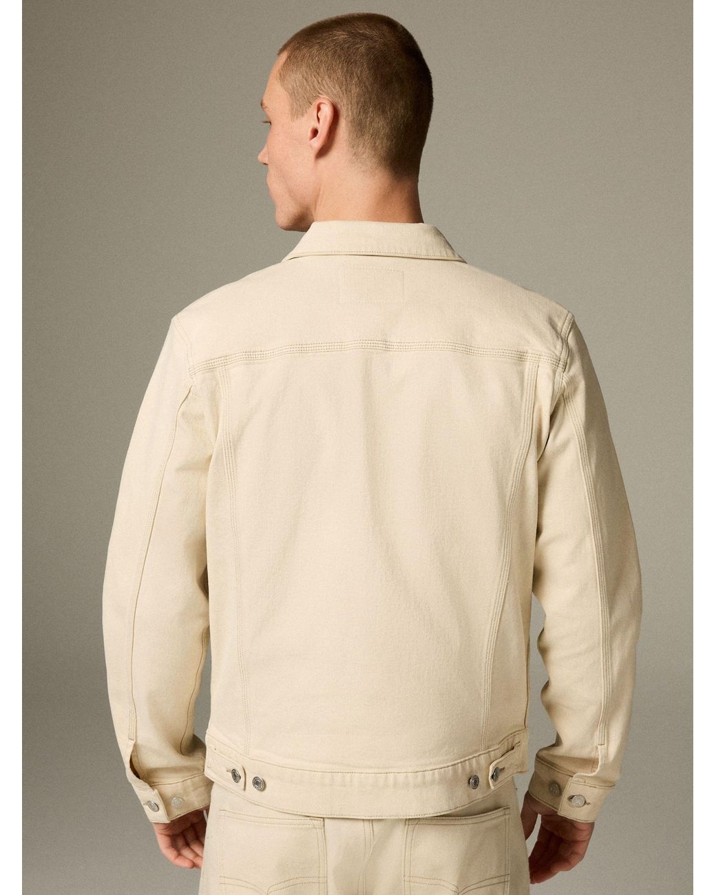 Next Natural Denim Trucker Jacket for men