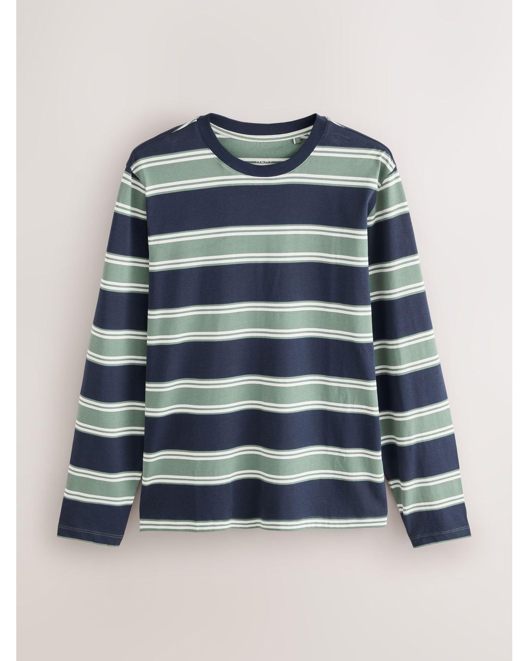 Next Blue Jersey Stripe Pyjamas Set for men