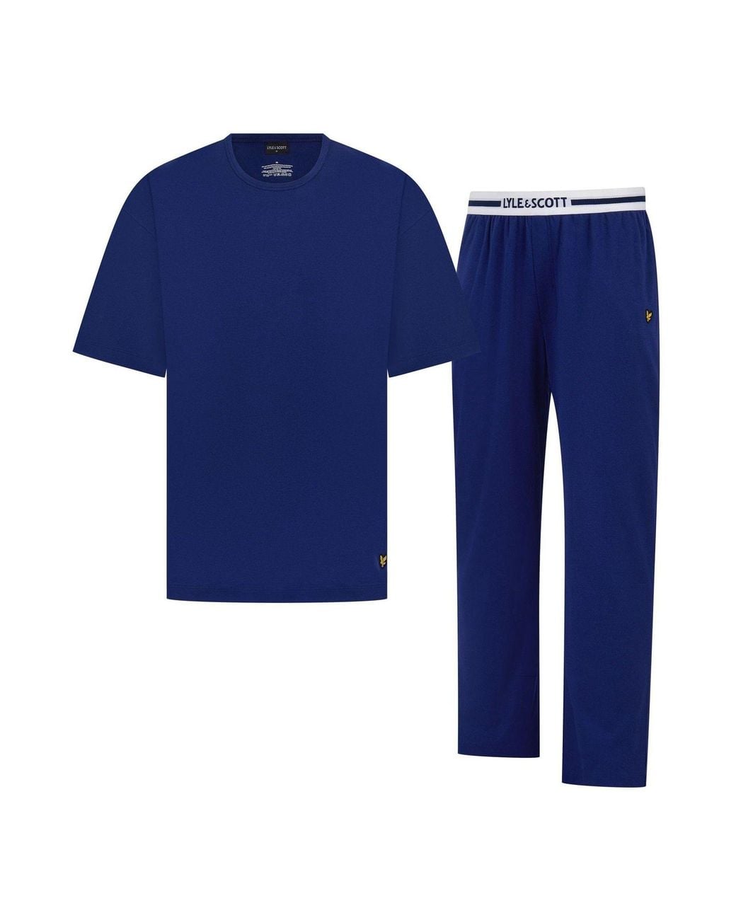 Lyle & Scott Blue Claudio Pyjama Set for men