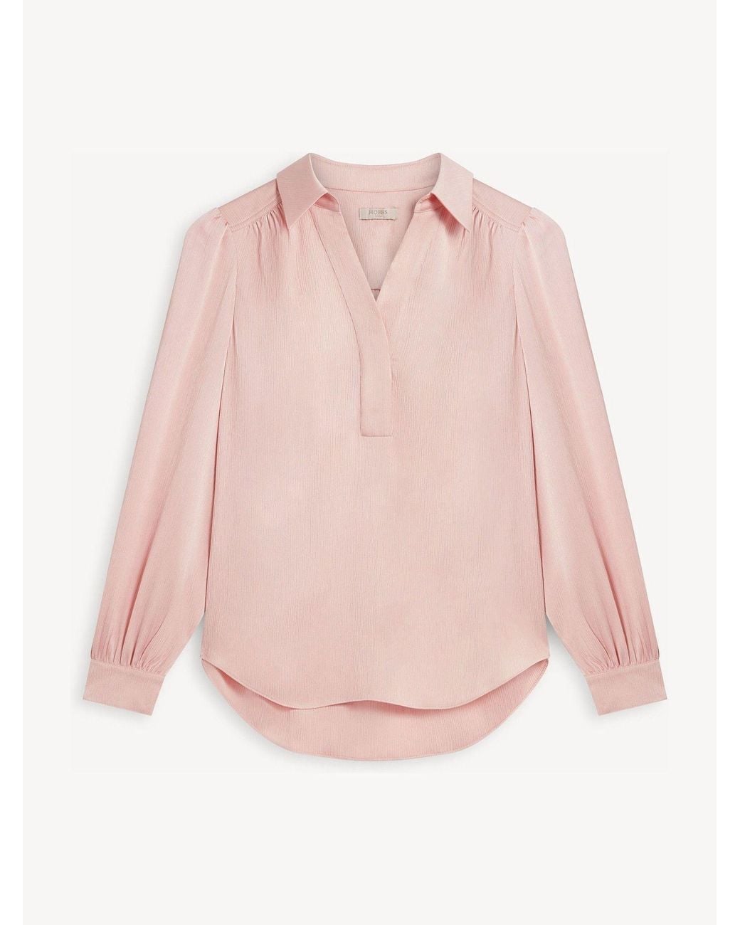 Hobbs Pink Tegan Blouse