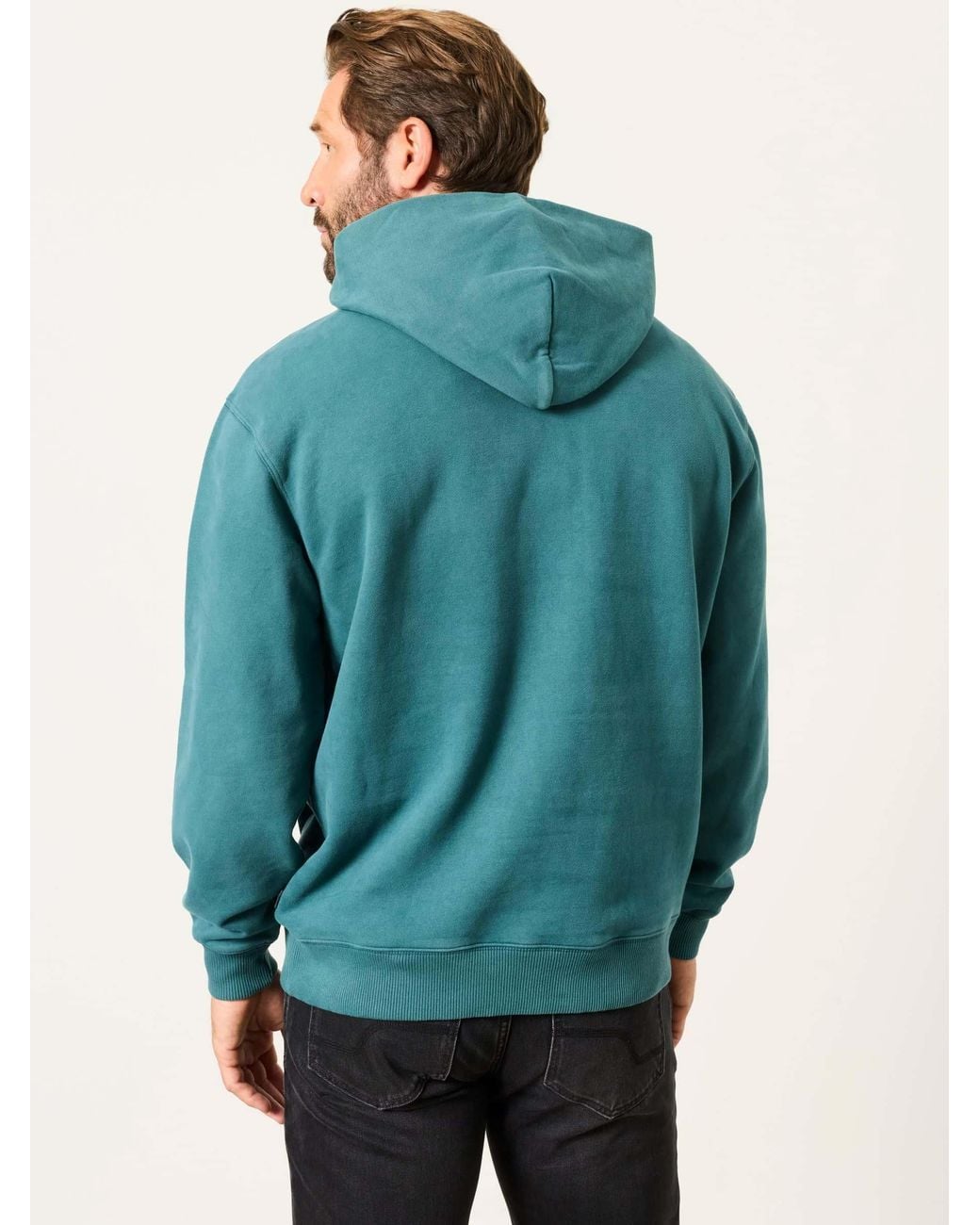 FatFace Blue Hayle Overhead Hoodie for men