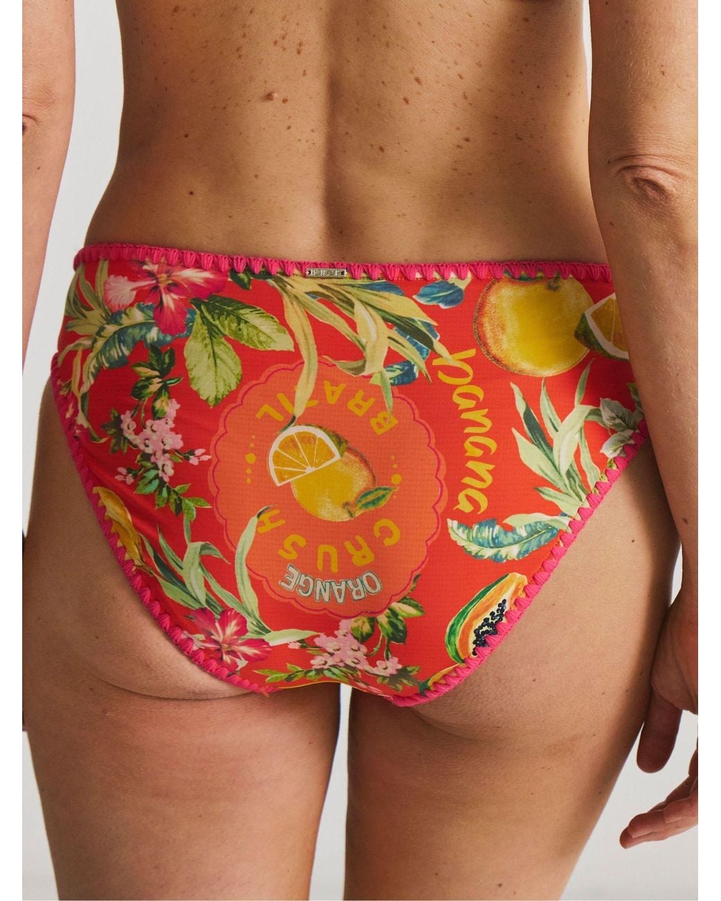 Figleaves Orange Classic Bikini Brief