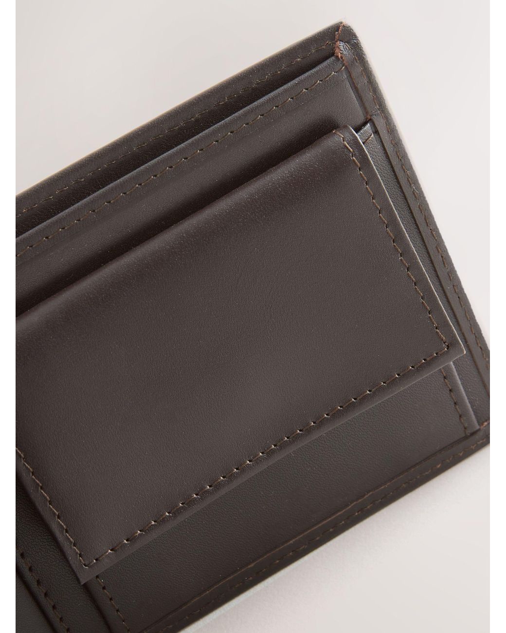 Next Black Leather Bifold Wallet for men