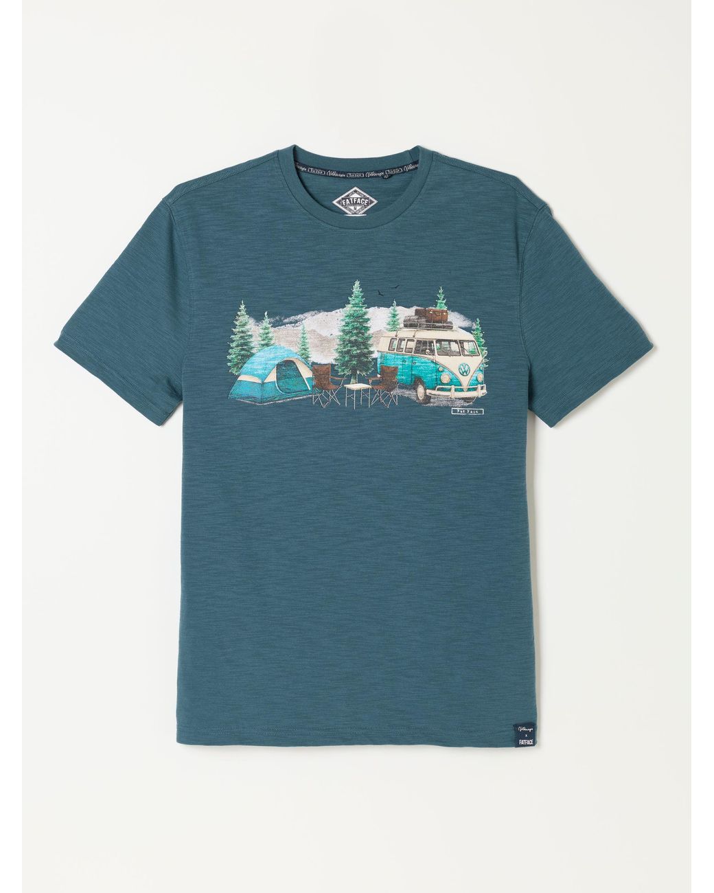FatFace Blue Vw Camper Graphic T-Shirt for men