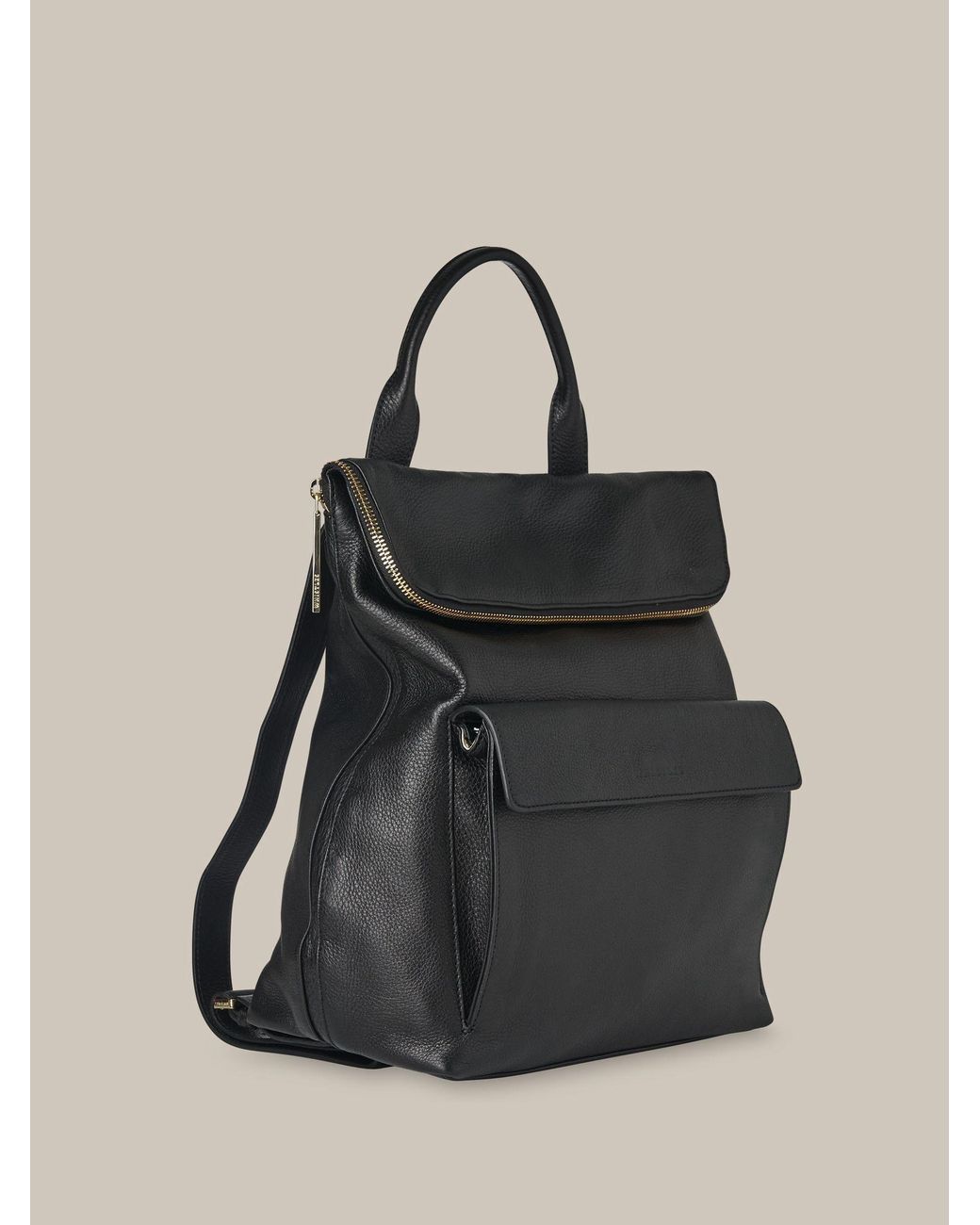 Whistles Black Verity Backpack