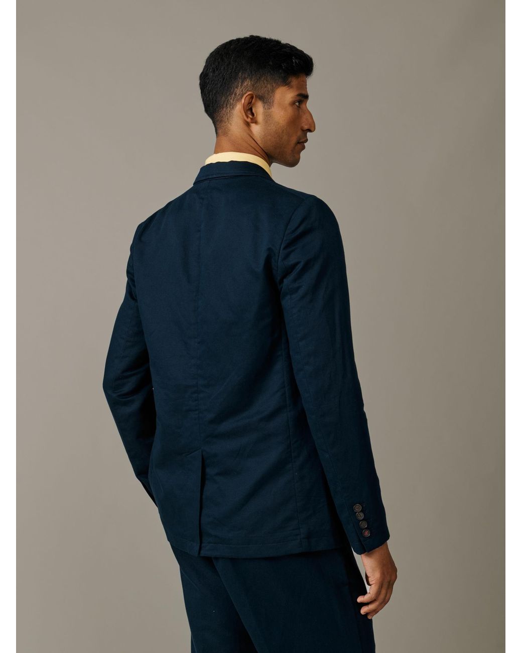 aubi Blue Pasmore Blazer for men