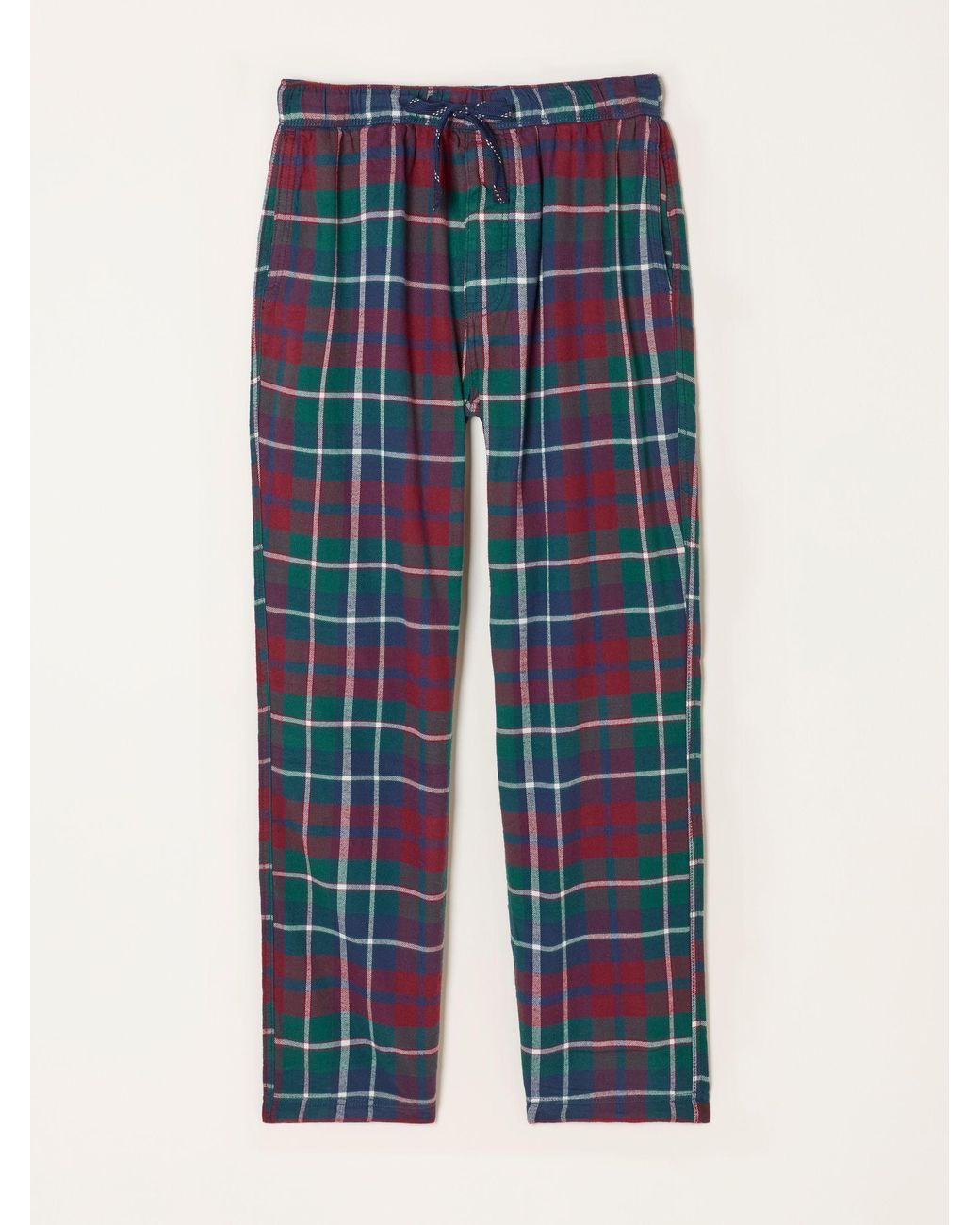 FatFace Blue Moray Check Pyjama Bottom for men