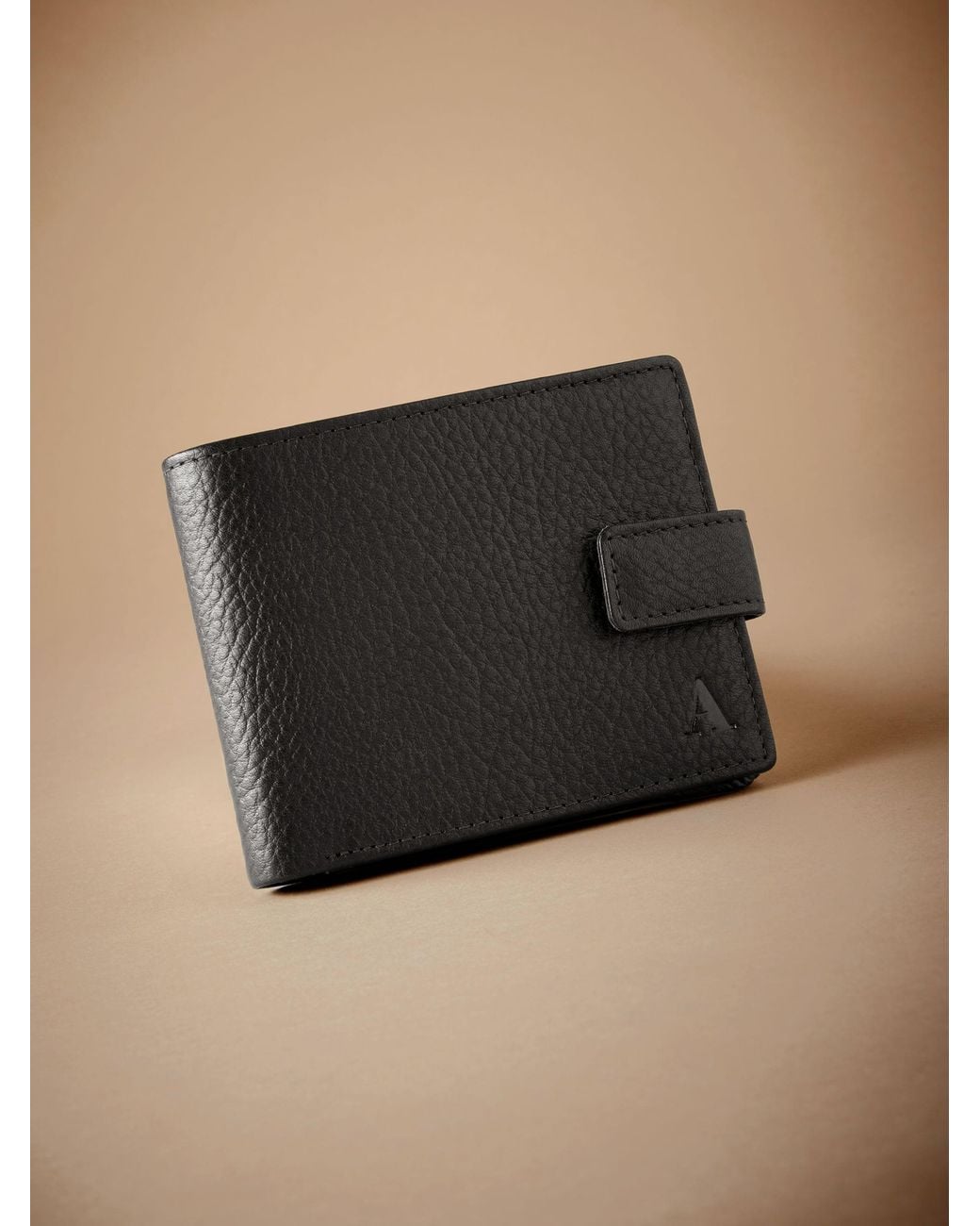 Next Black Signature Monogram Wallet for men