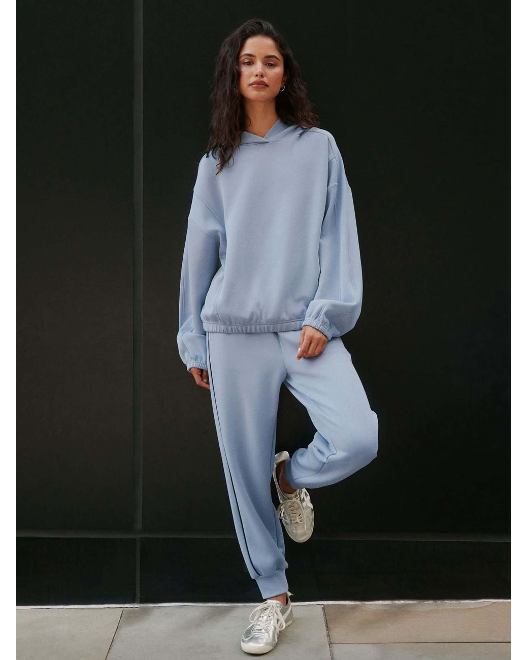 Next Blue Slinky Pullover Hoodie