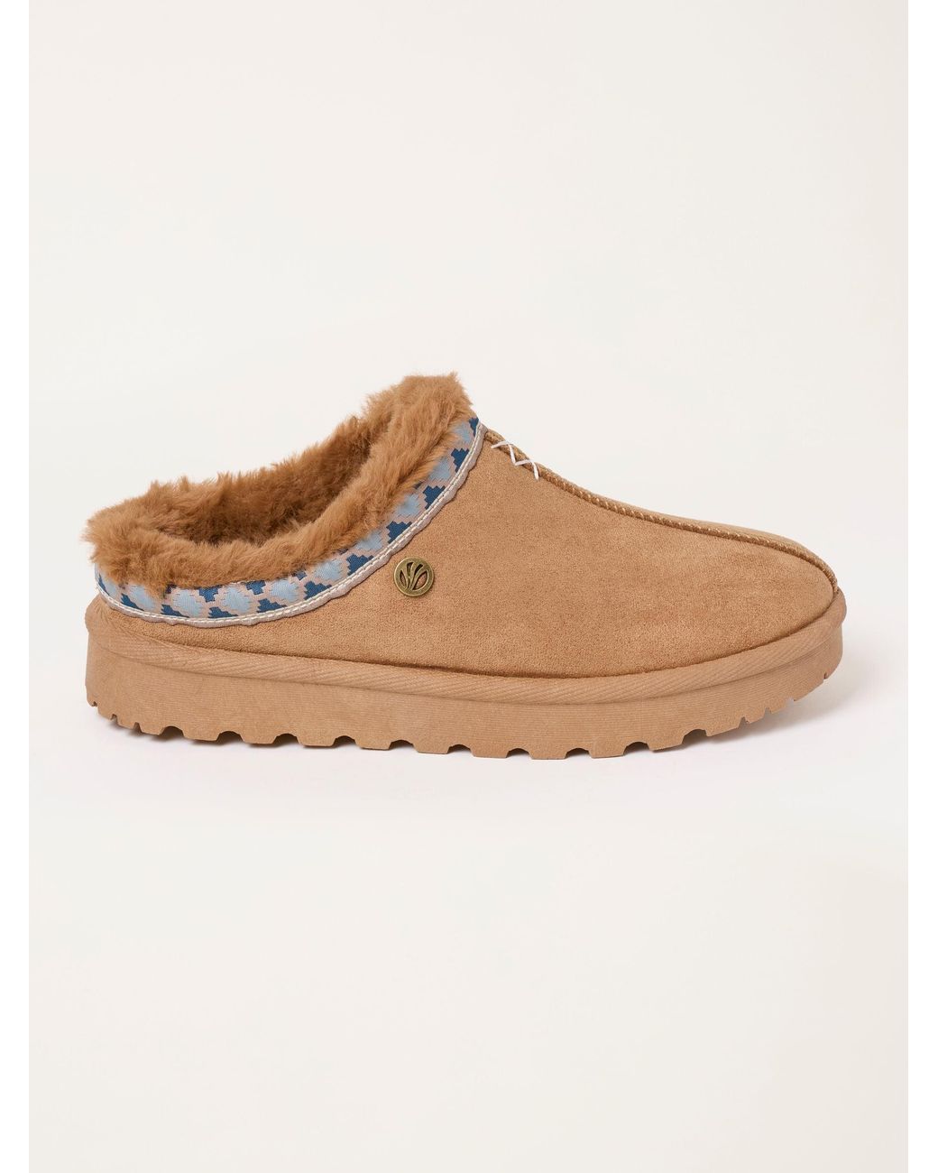 FatFace Blue Lyra Mule Slippers