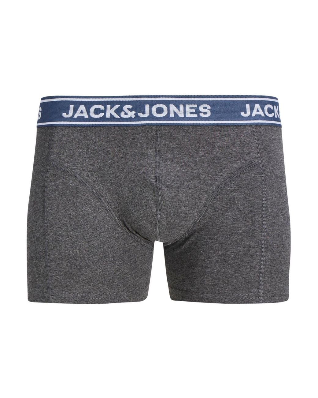 Jack & Jones Blue Logo Trunks 5 Pack for men