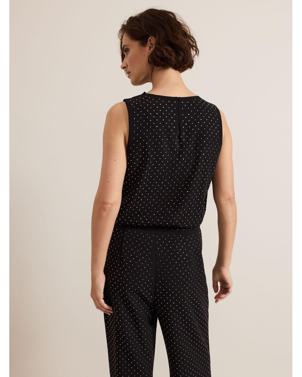 Phase Eight Black Ottie Top