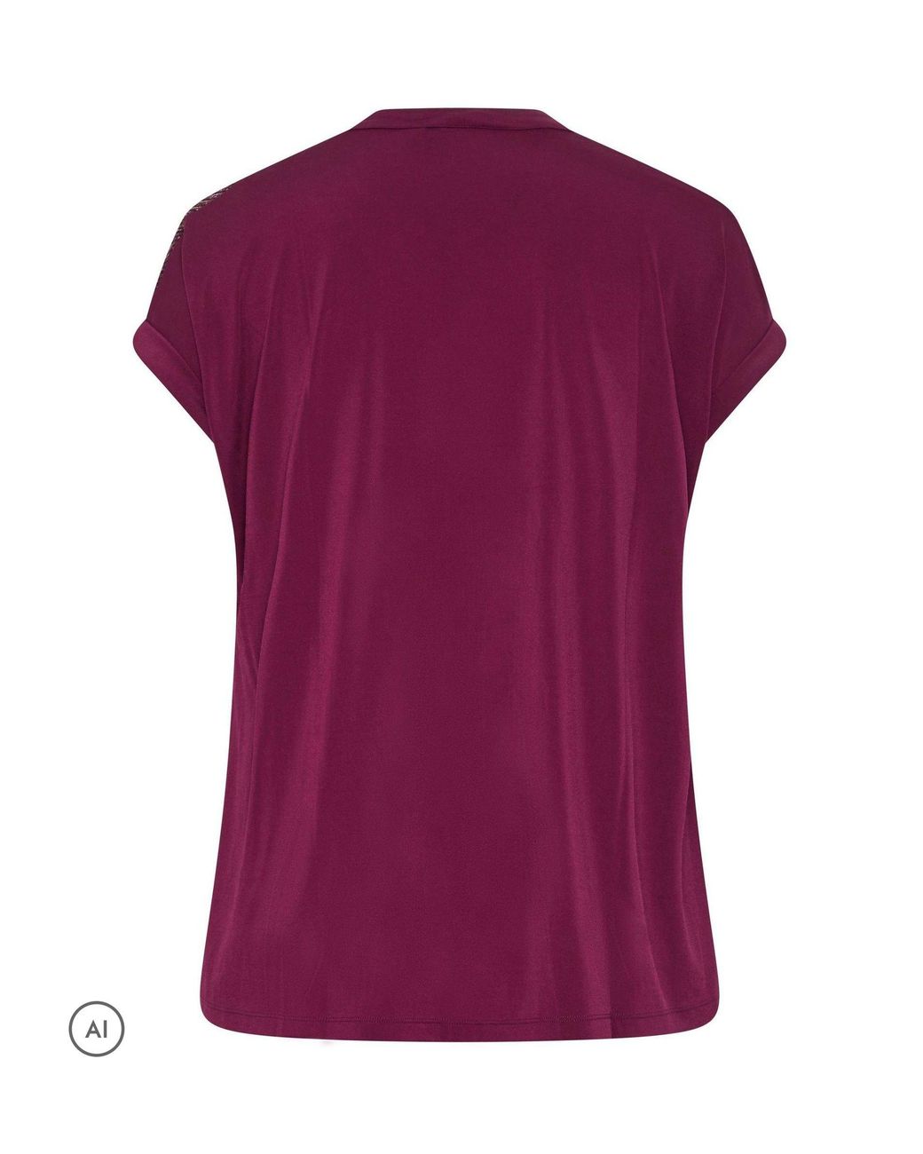 Evans Purple Sequin Embellished Top