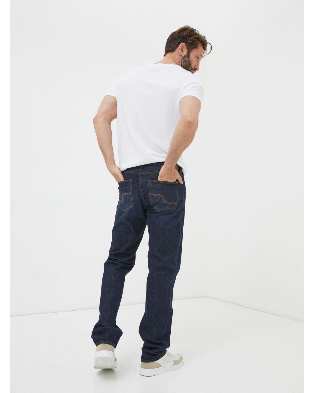 FatFace Multicolor Straight Fit Jeans for men