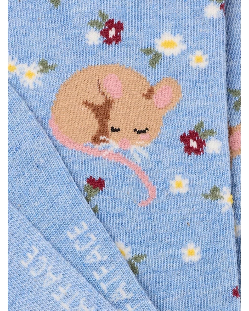 FatFace Blue Mouse Socks