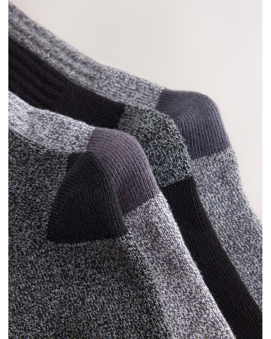 Next Gray Greys Twisted Heavyweight Socks 4 Pack for men