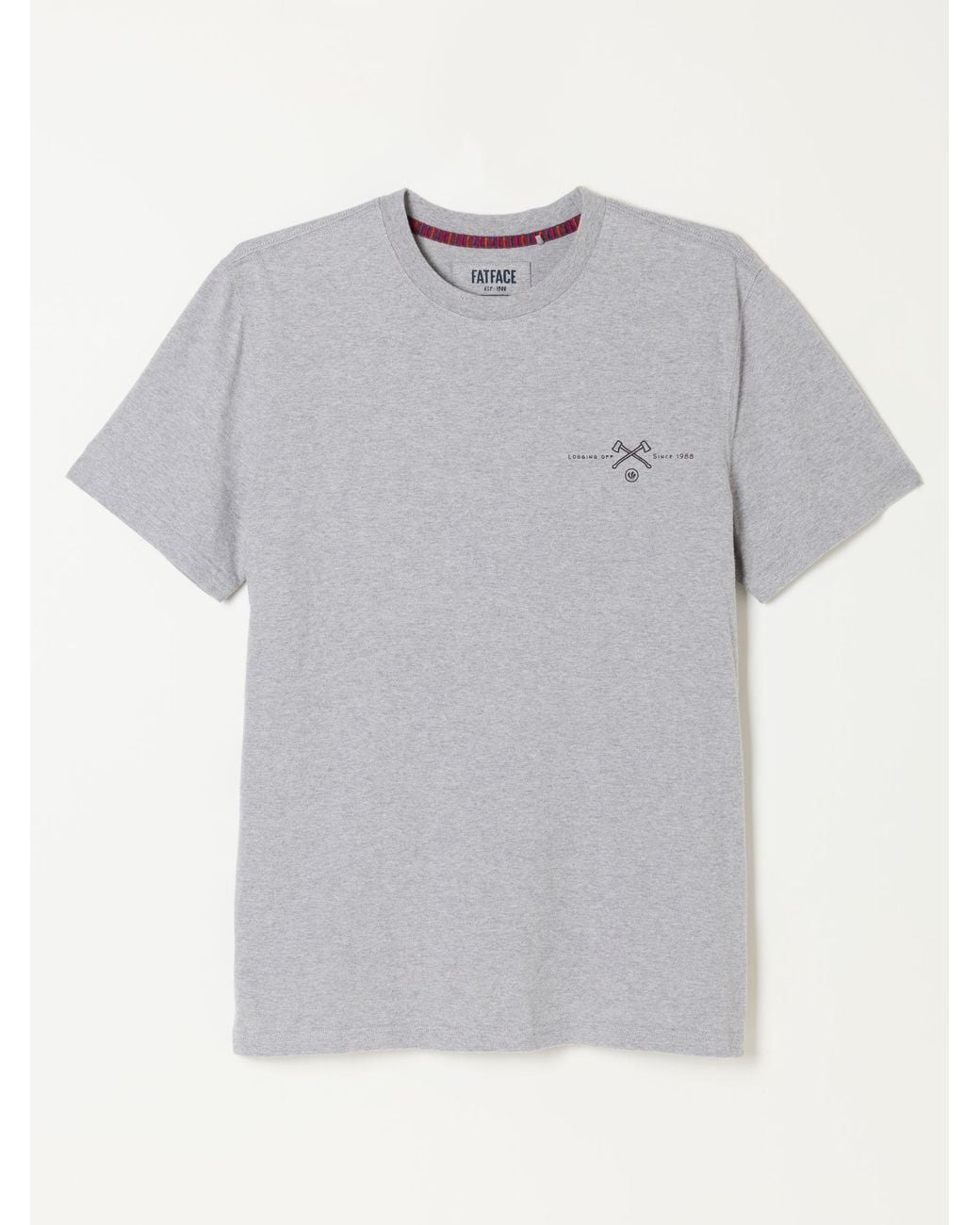 FatFace Gray Fatface Beaverjack Graphic T-Shirt for men