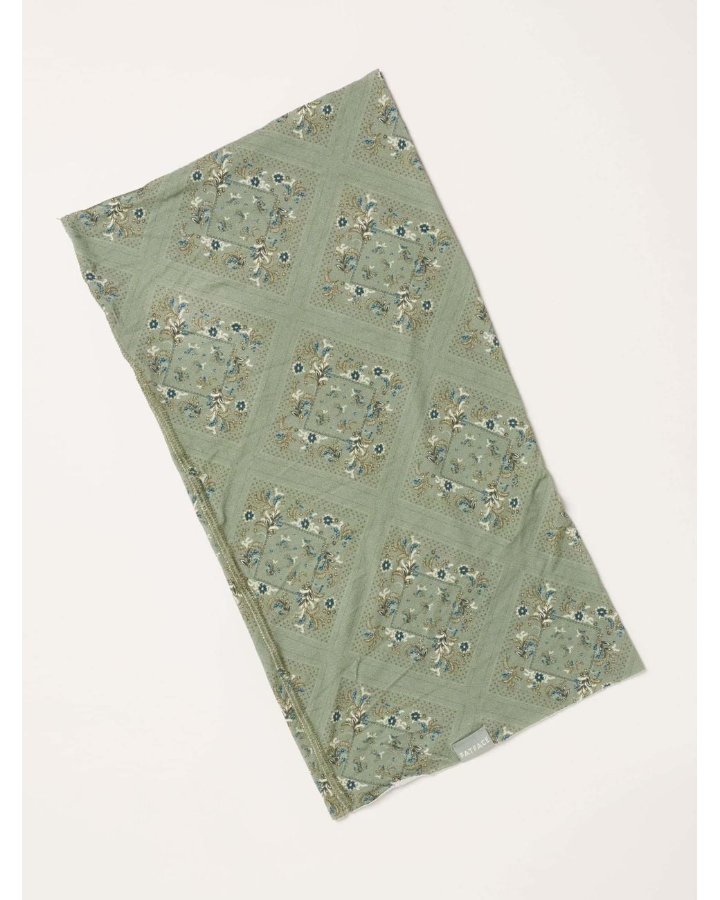 FatFace Green Fatface Bandana Print Multi Snood