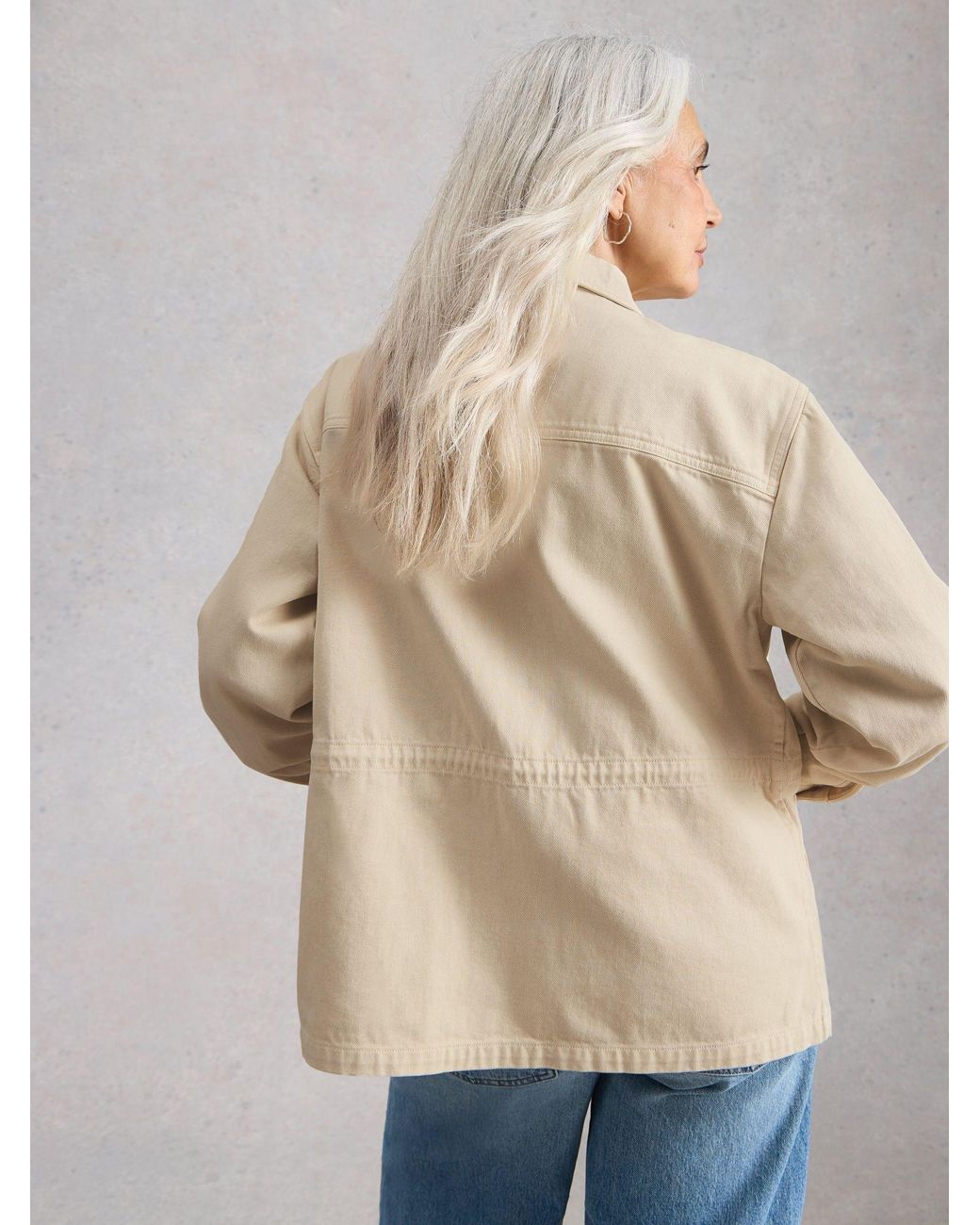 White Stuff Natural Luna Denim Jacket