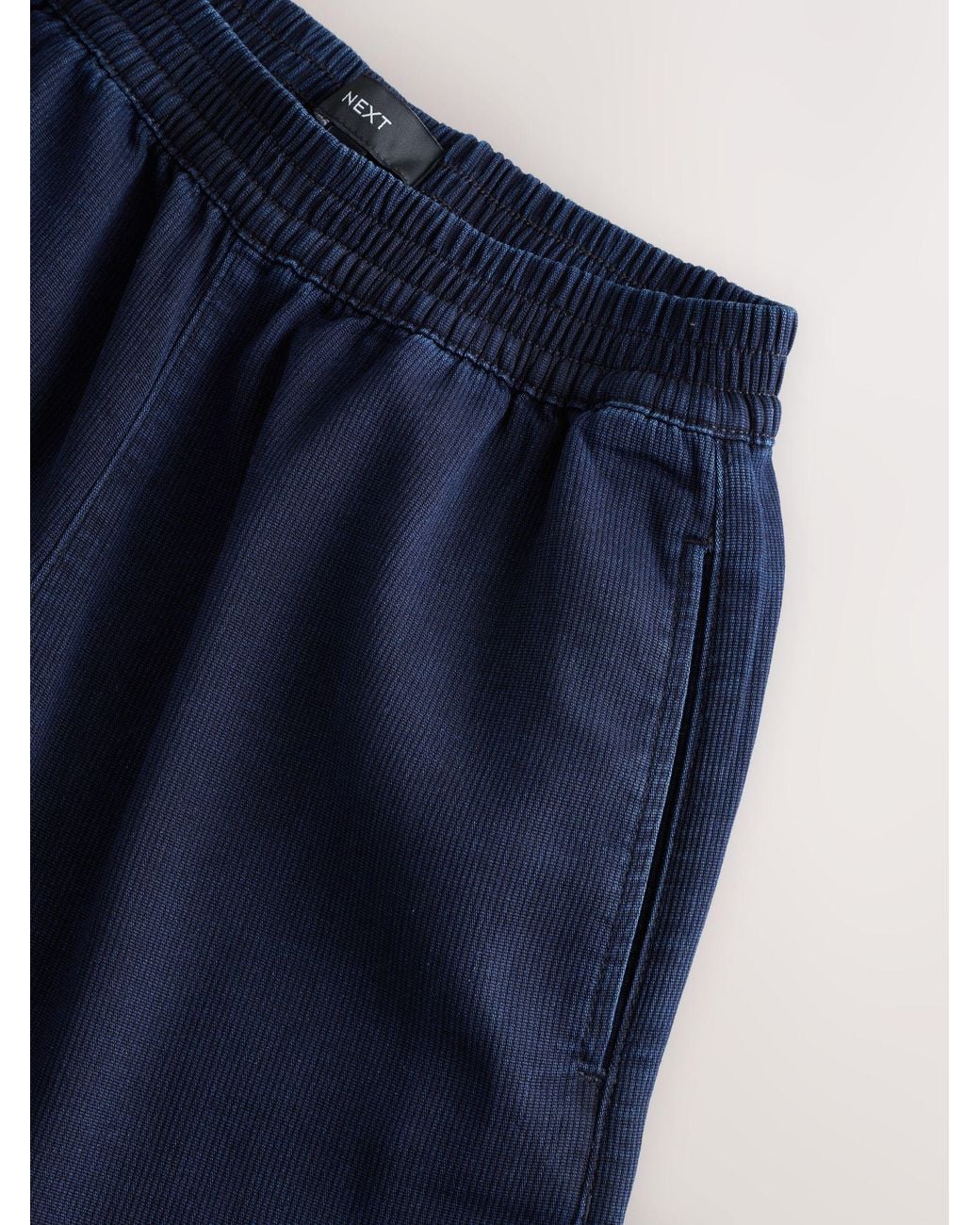 Next Blue Denim Jersey Joggers