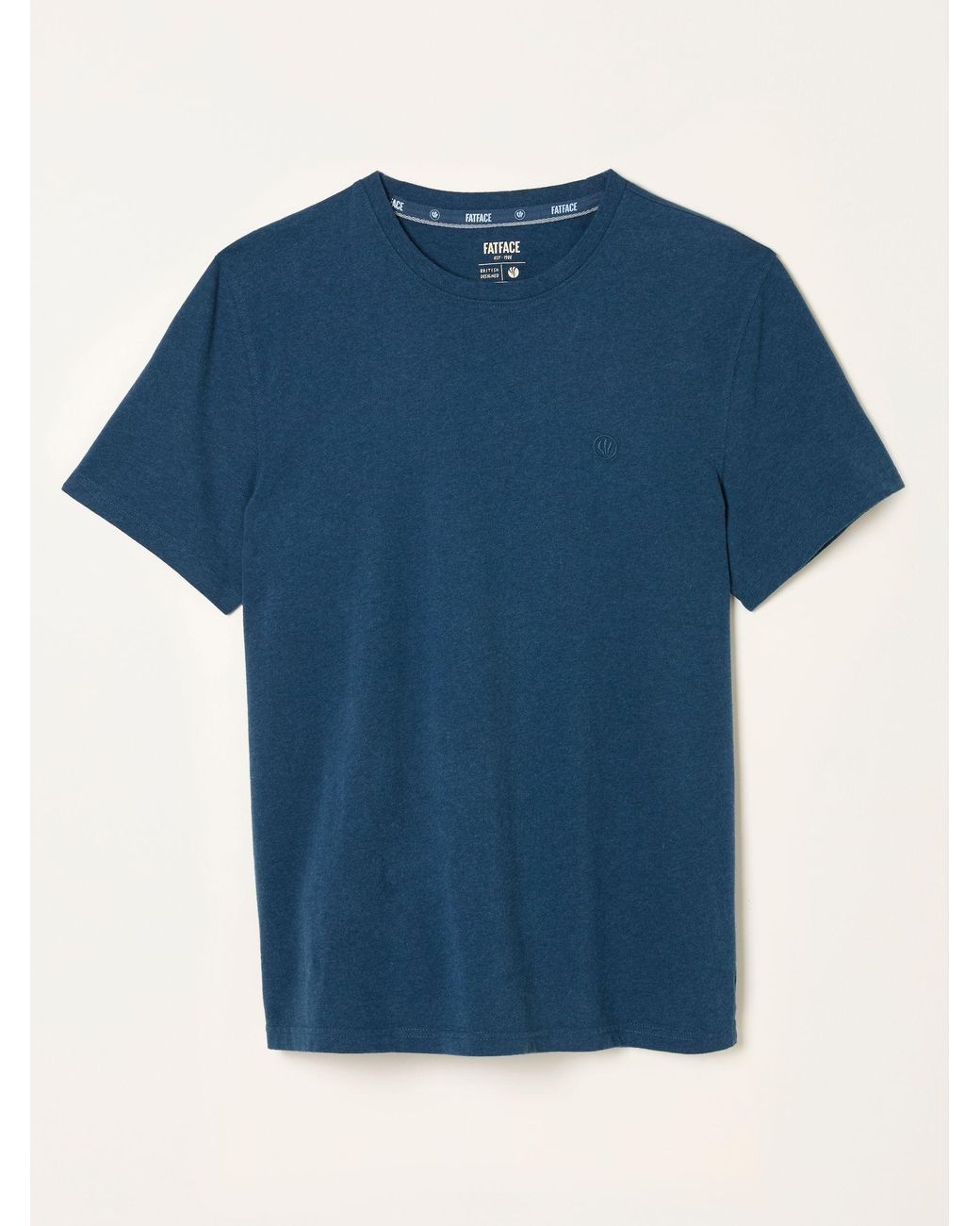 FatFace Blue Lulworth Short Sleeve T-Shirt for men