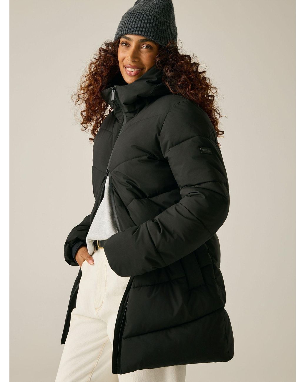 Regatta Black Faye Baffled Jacket