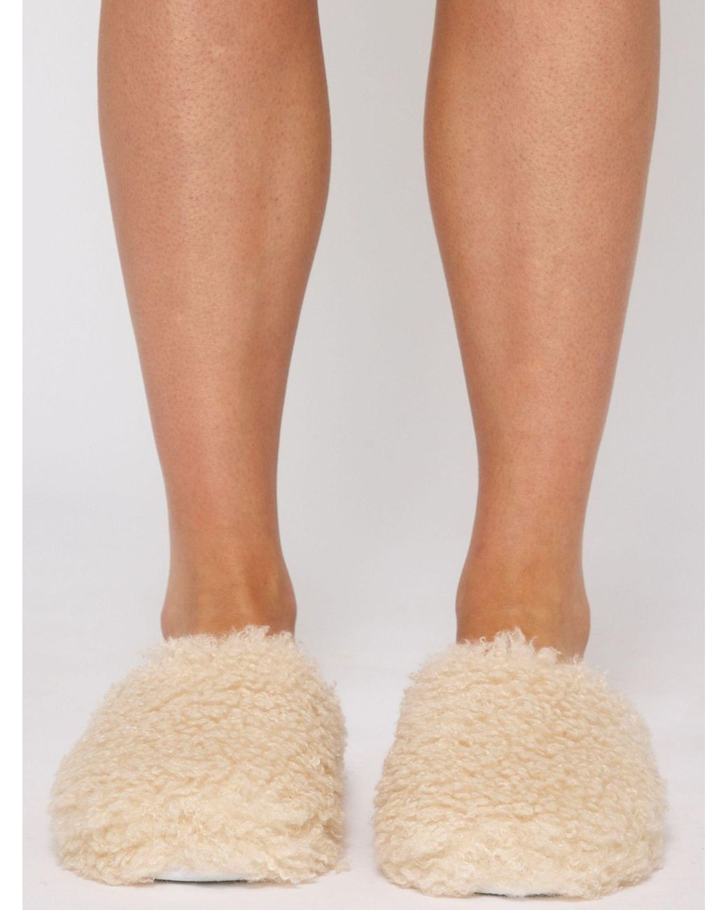 Loungeable Natural Cosy Mule Slippers