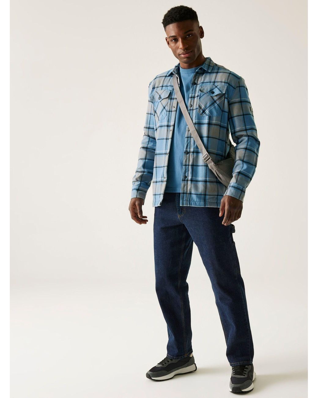 Regatta Blue Spennith Shacket for men