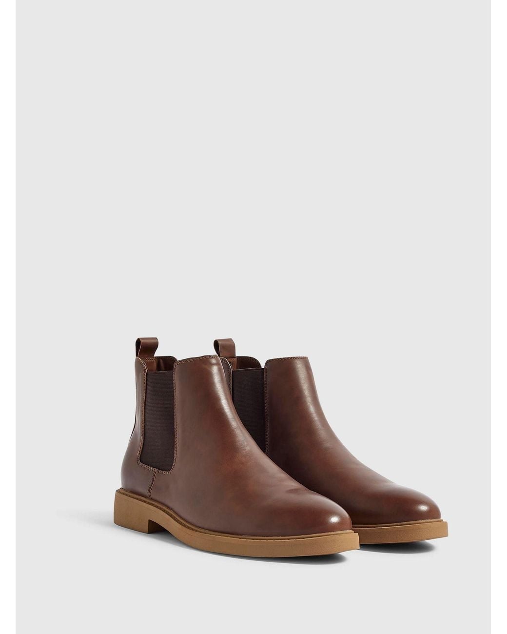 River Island Chelsea Boots in Brown for Men | Lyst