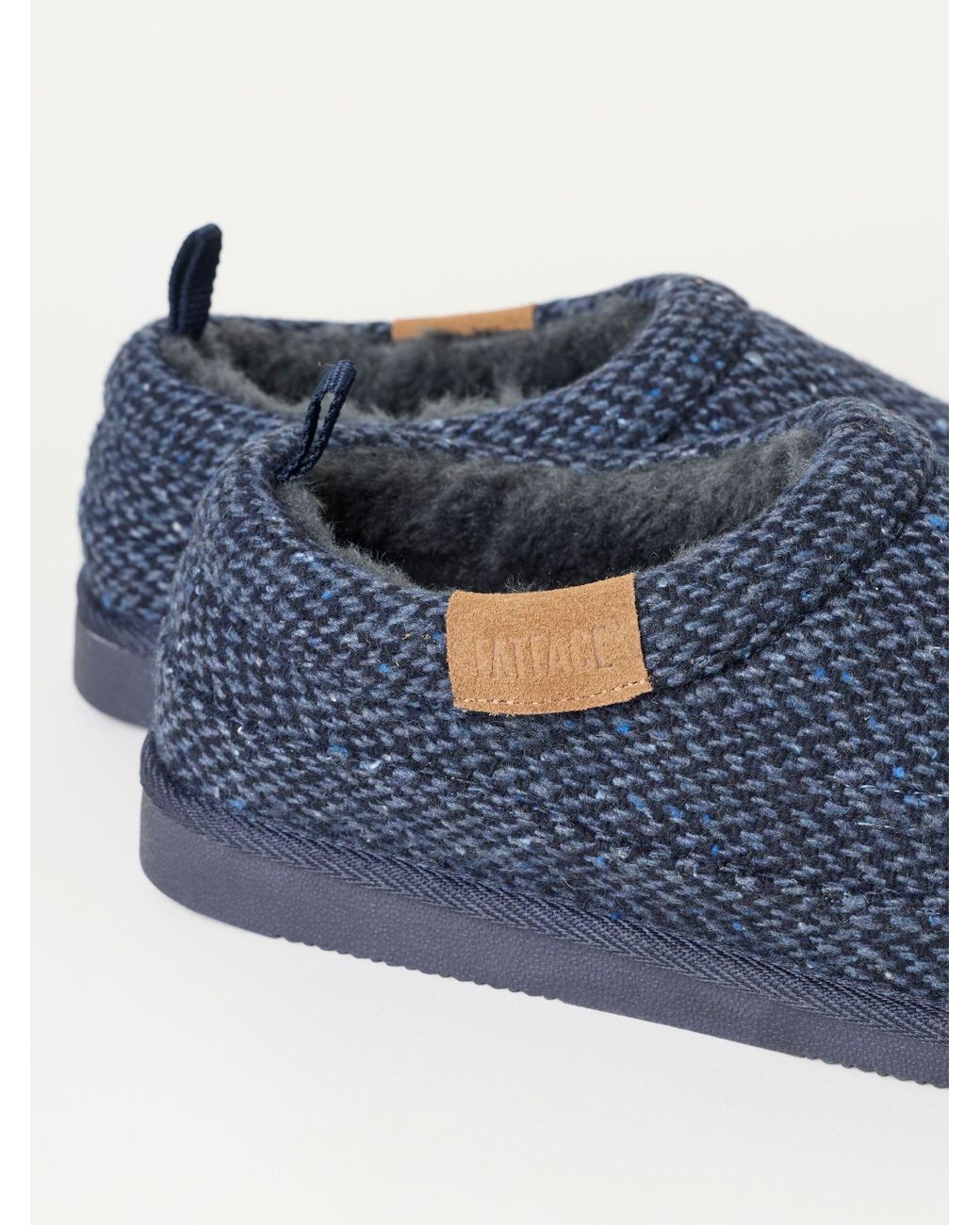 FatFace Blue Fatface Lewis Textile Mule Slipper for men