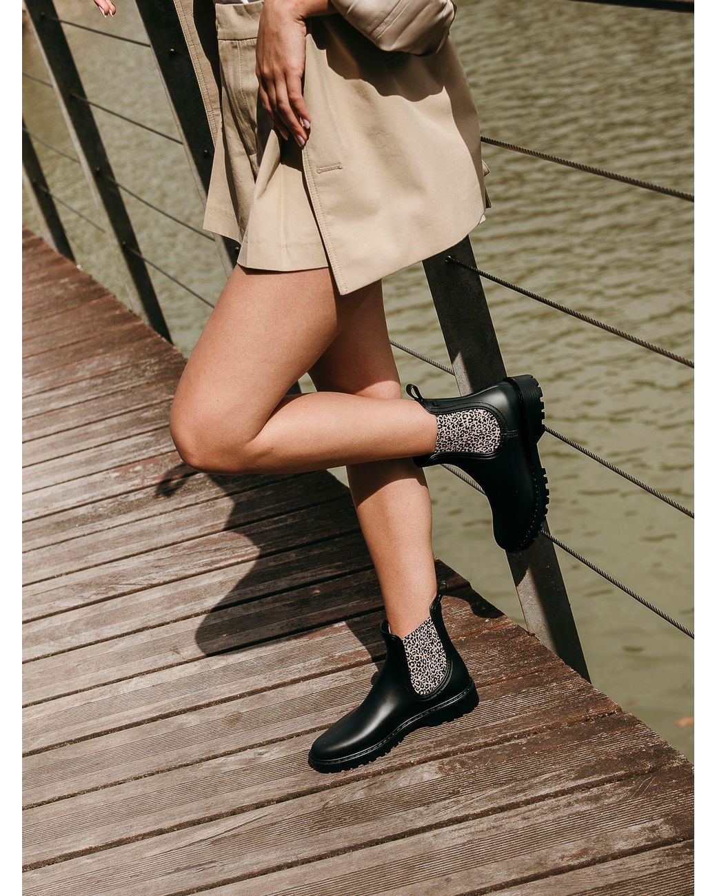 Igor Blue Trak Leo Ankle Wellies