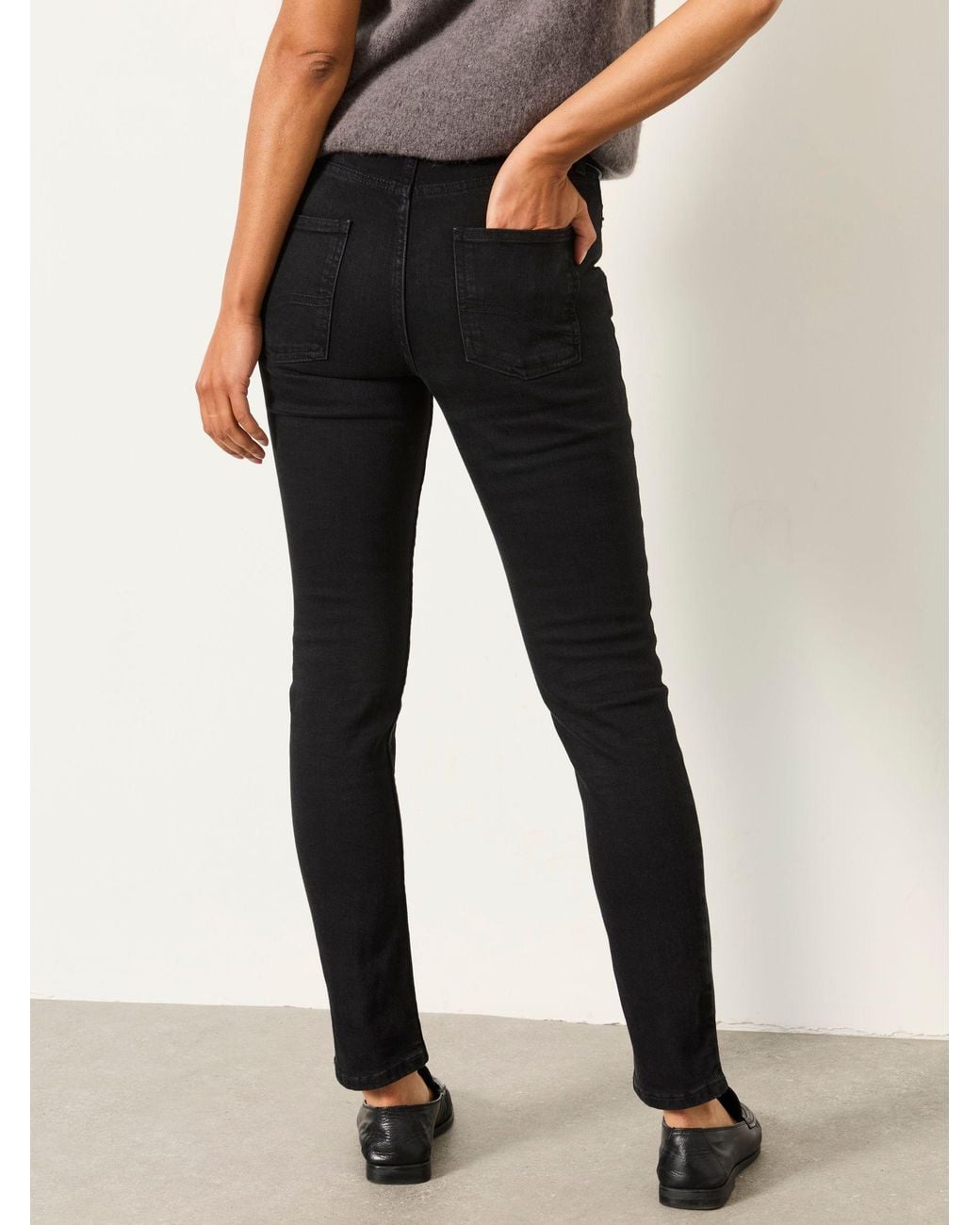 FatFace Black Shenley Slim Leg Jeans