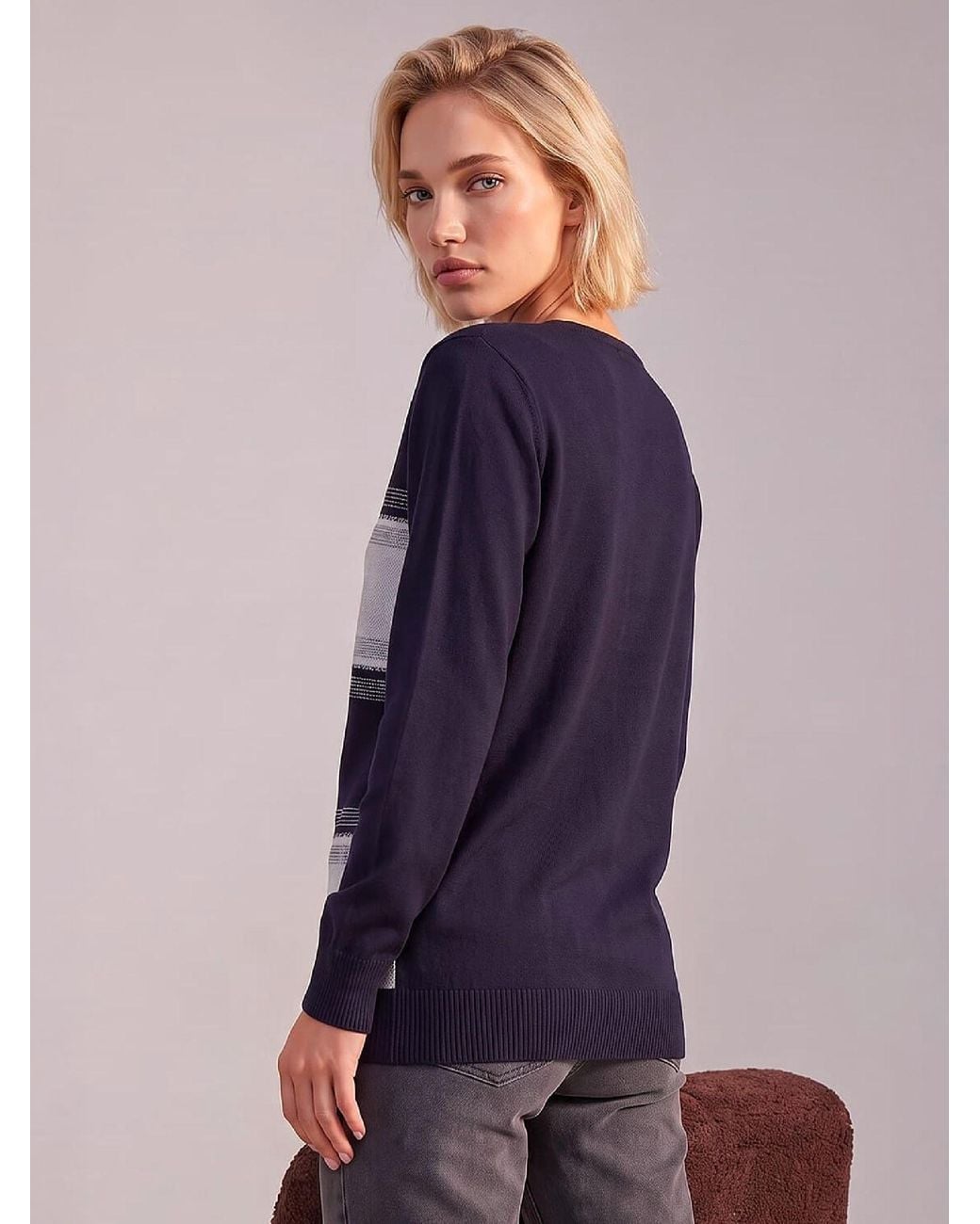 Roman Blue Sparkle Jumper
