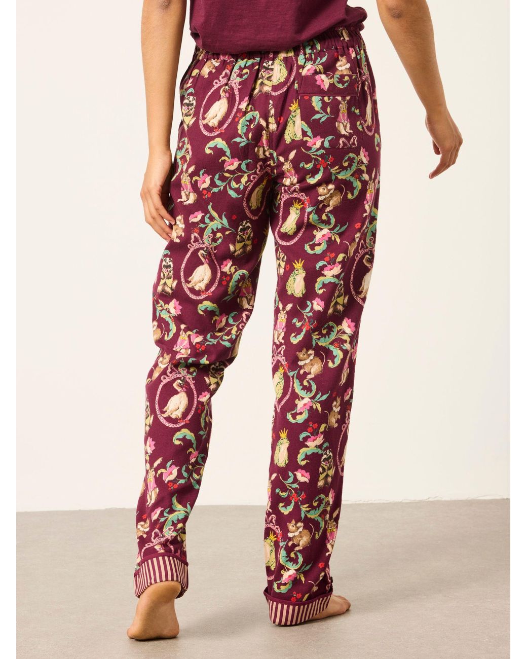 FatFace Pink Eva Fairytale Pyjama Bottoms
